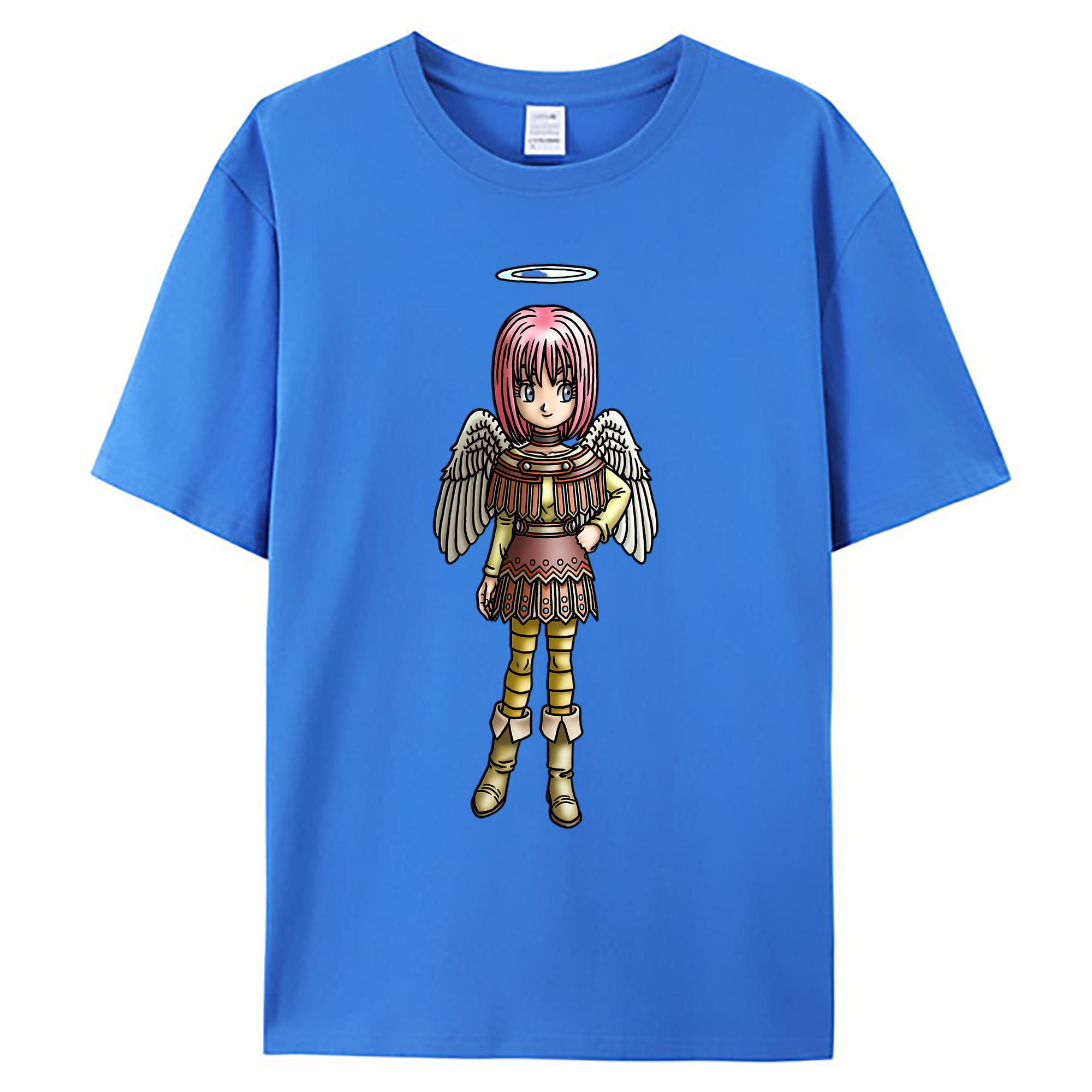 （画像用） ドラゴンクエスト Doragon Kuesuto Dragon Quest 綿100％ メンズ半袖Tシャツ｜肌触りやわらか＆通気性