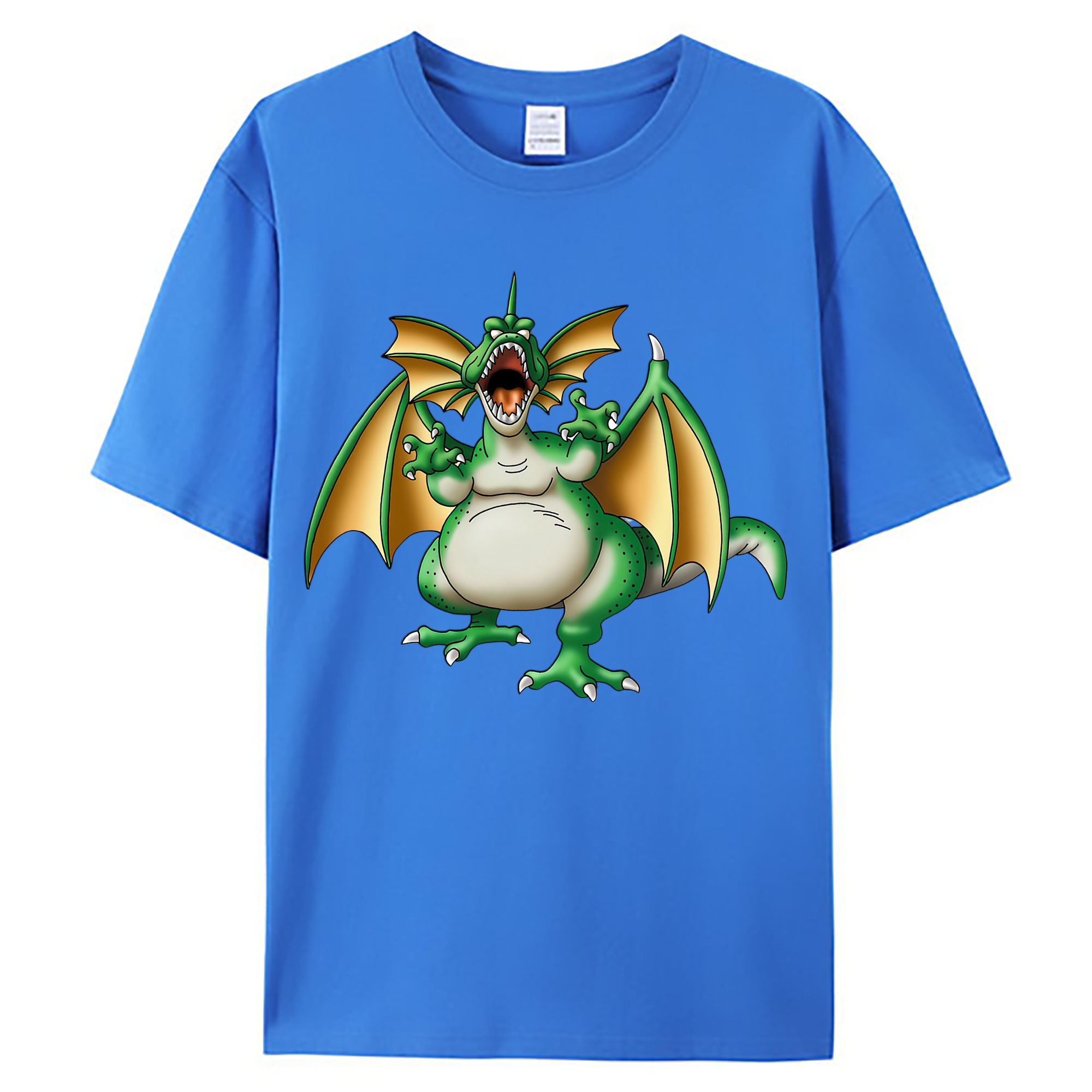 （画像用） ドラゴンクエスト Doragon Kuesuto Dragon Quest 綿100％ メンズ半袖Tシャツ｜肌触りやわらか＆通気性