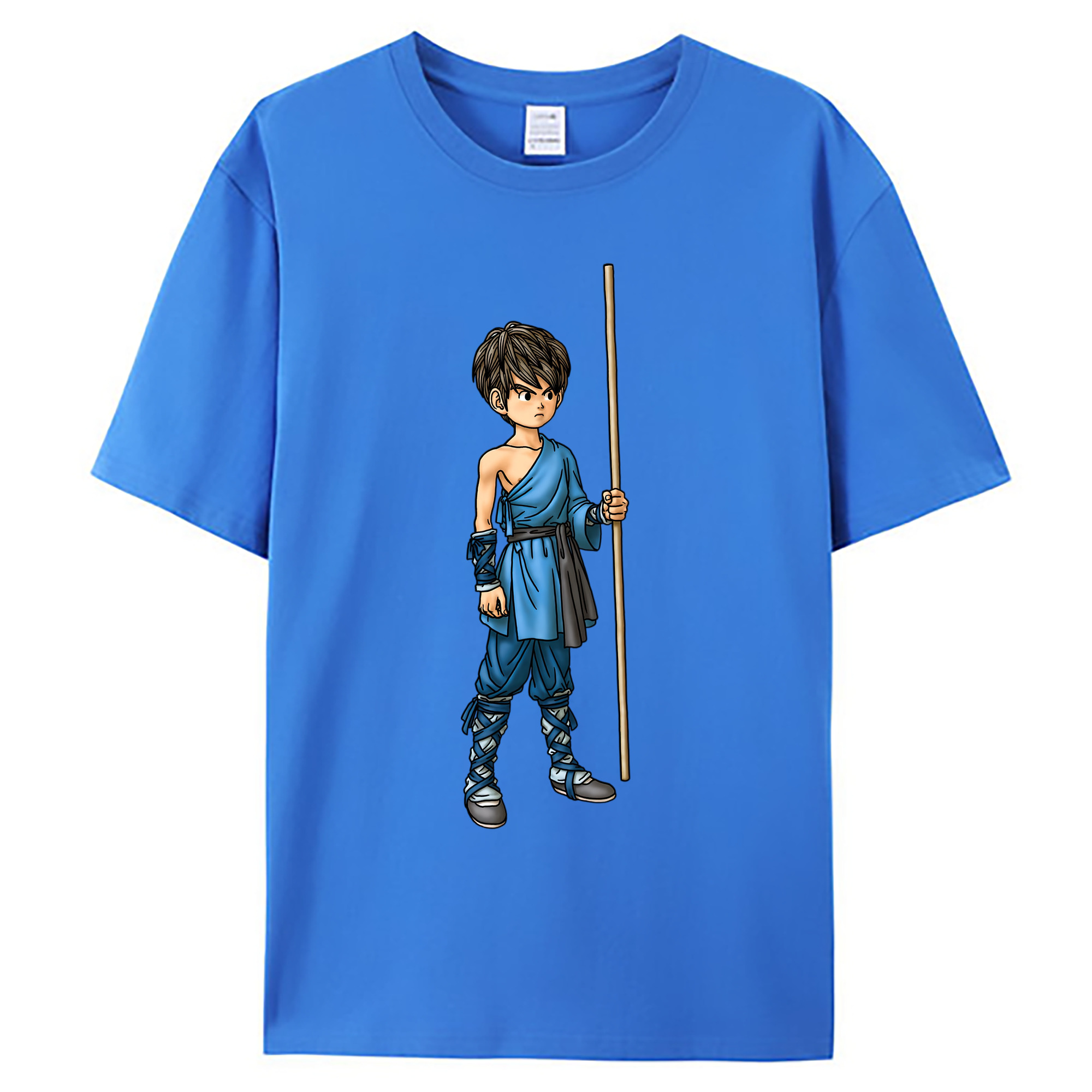 （画像用） ドラゴンクエスト Doragon Kuesuto Dragon Quest 綿100％ メンズ半袖Tシャツ｜肌触りやわらか＆通気性