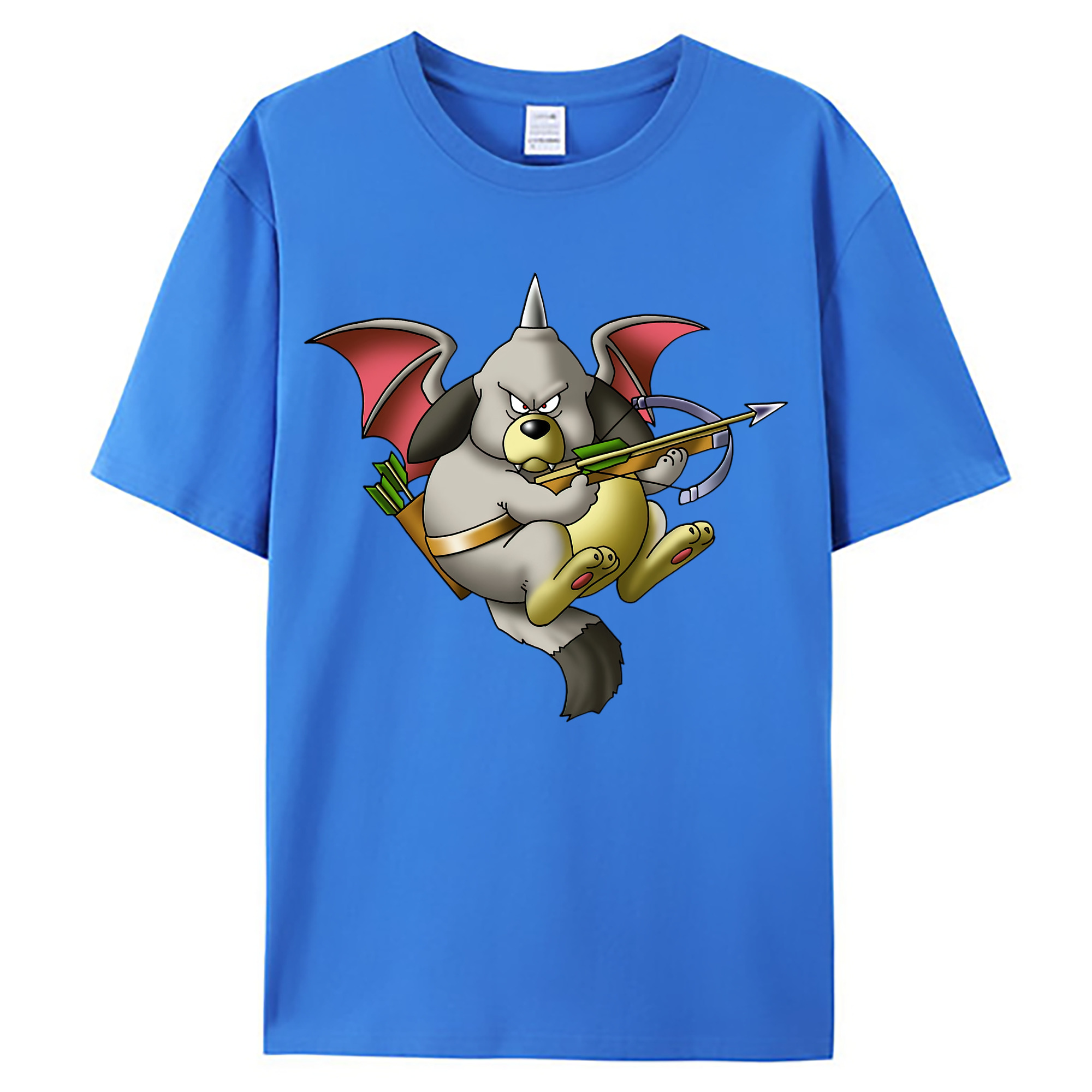 （画像用） ドラゴンクエスト Doragon Kuesuto Dragon Quest 綿100％ メンズ半袖Tシャツ｜肌触りやわらか＆通気性
