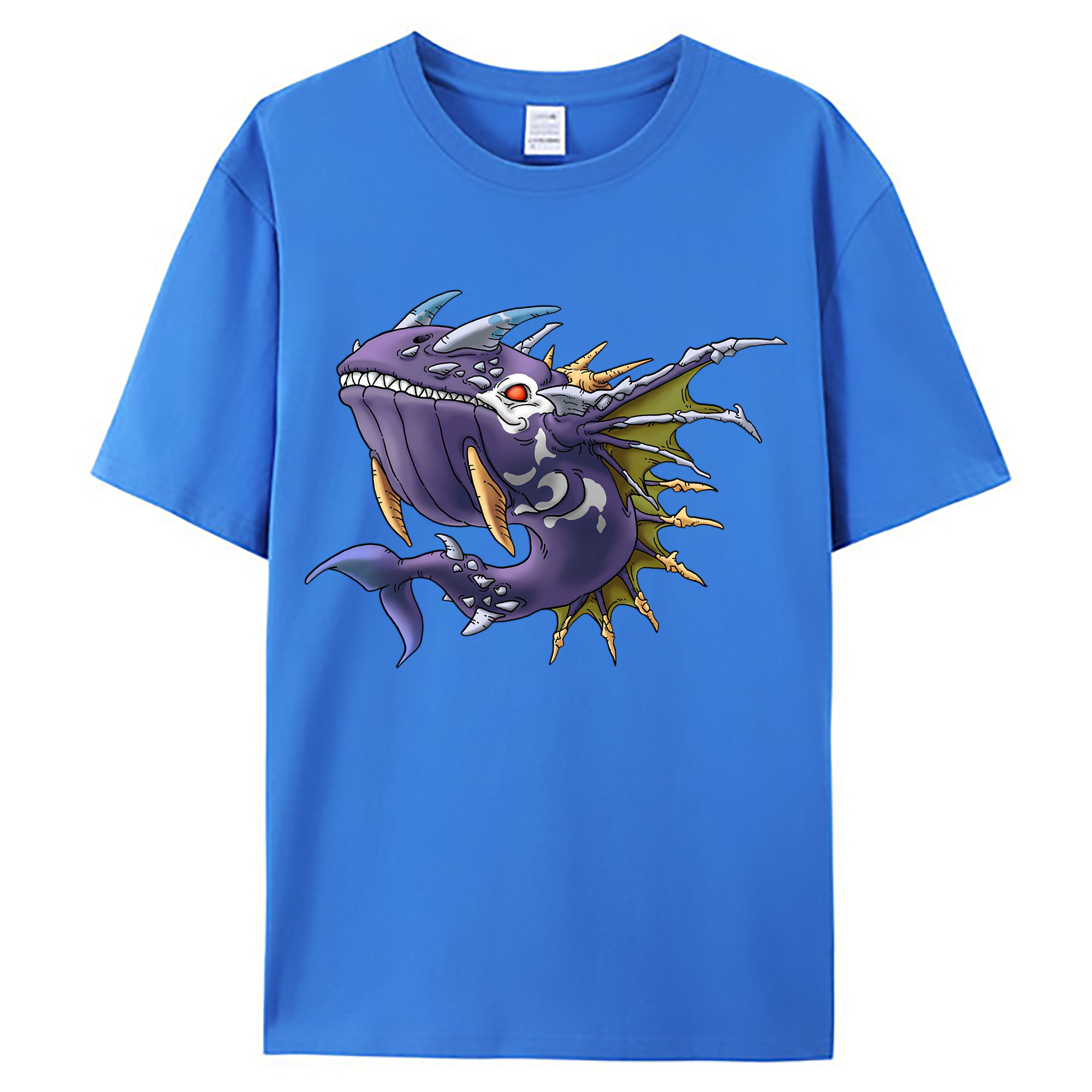 （画像用） ドラゴンクエスト Doragon Kuesuto Dragon Quest 綿100％ メンズ半袖Tシャツ｜肌触りやわらか＆通気性