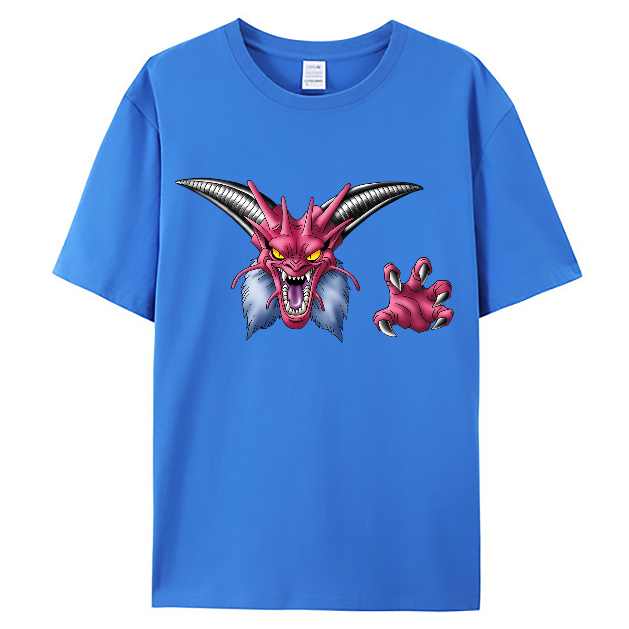 （画像用） ドラゴンクエスト Doragon Kuesuto Dragon Quest 綿100％ メンズ半袖Tシャツ｜肌触りやわらか＆通気性