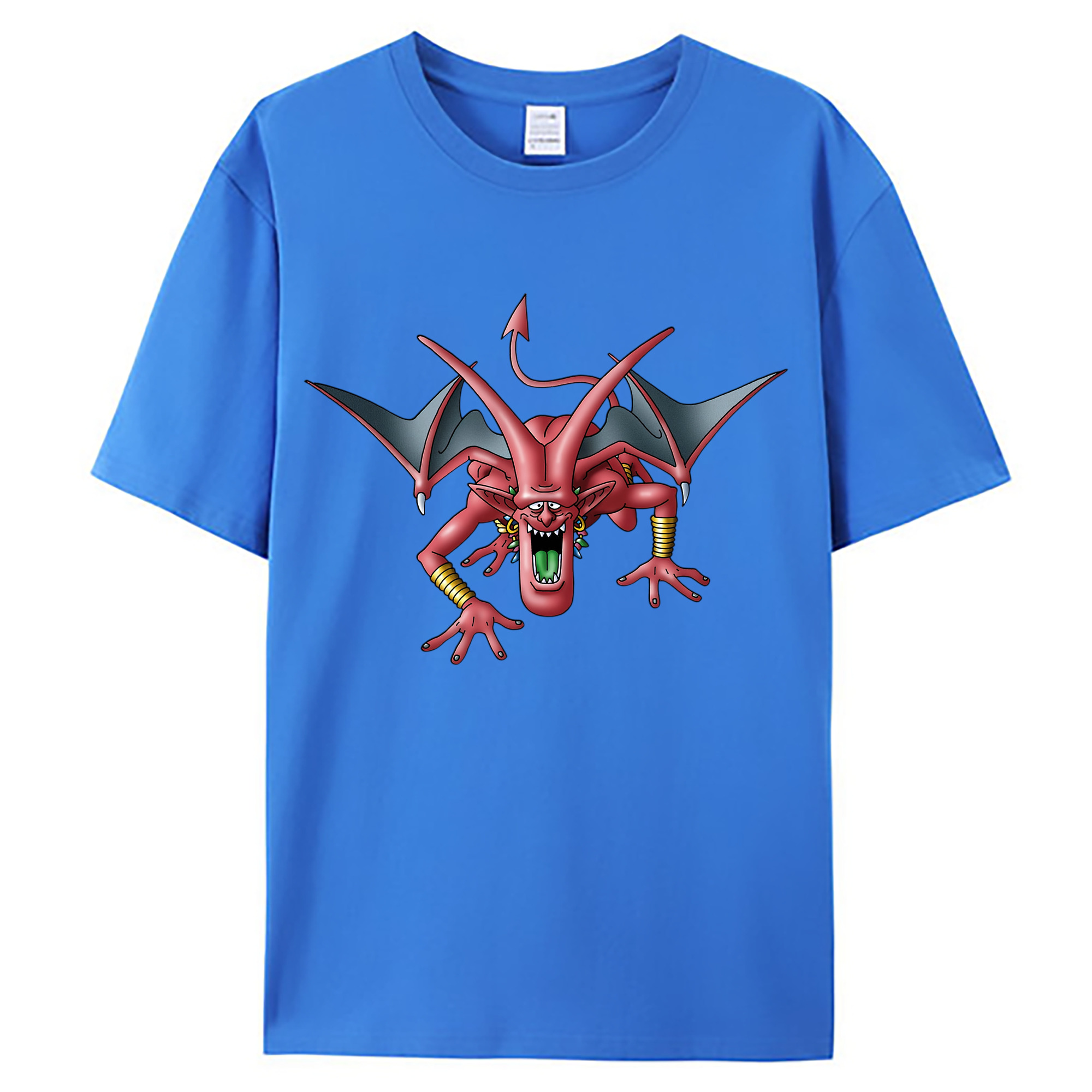 （画像用） ドラゴンクエスト Doragon Kuesuto Dragon Quest 綿100％ メンズ半袖Tシャツ｜肌触りやわらか＆通気性