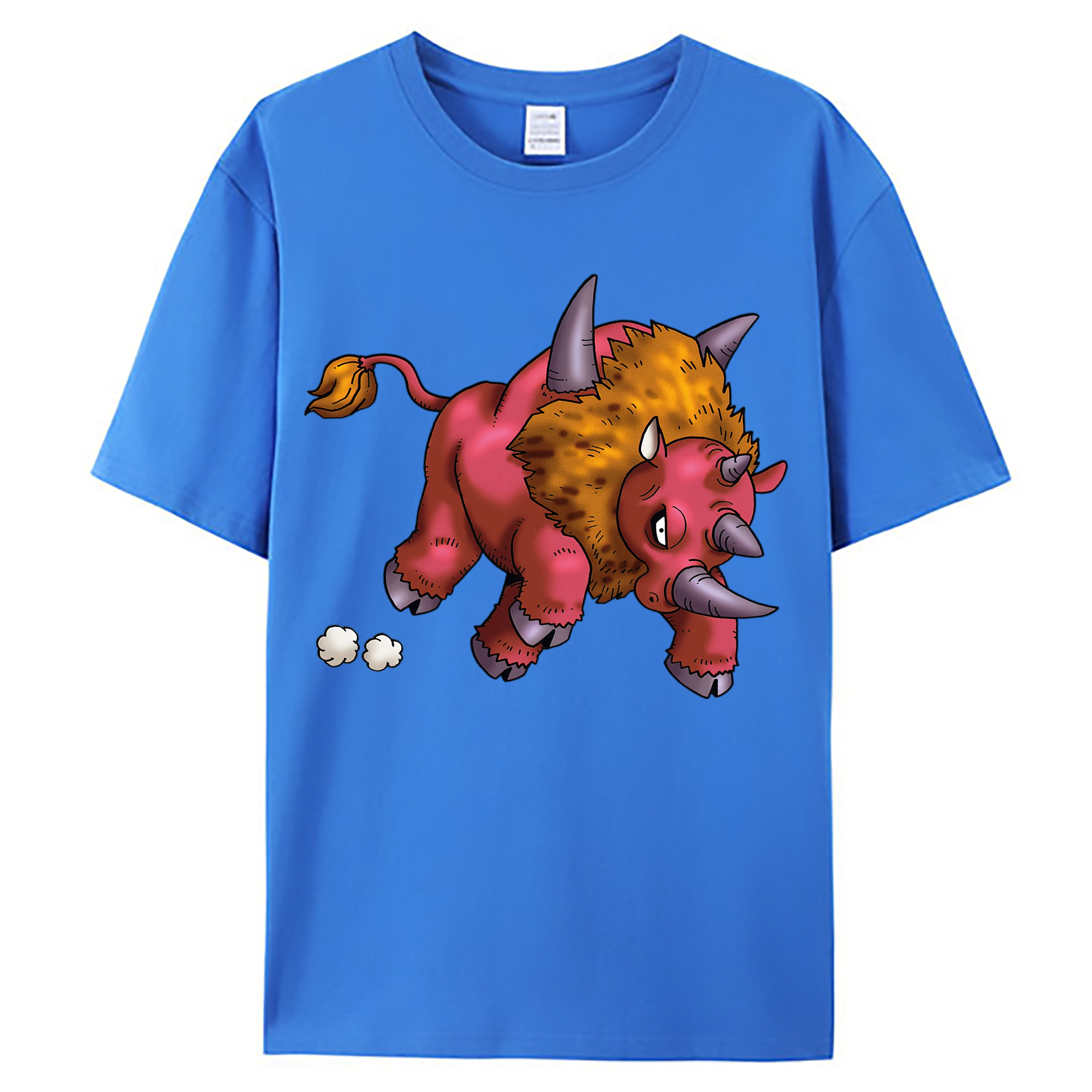 （画像用） ドラゴンクエスト Doragon Kuesuto Dragon Quest 綿100％ メンズ半袖Tシャツ｜肌触りやわらか＆通気性