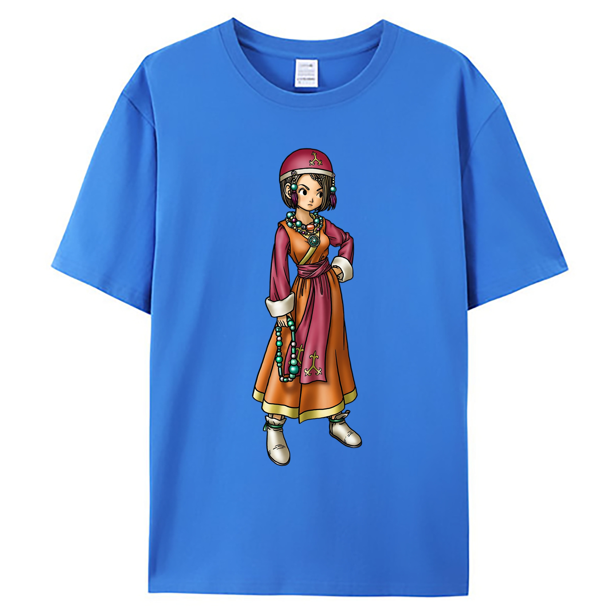 （画像用） ドラゴンクエスト Doragon Kuesuto Dragon Quest 綿100％ メンズ半袖Tシャツ｜肌触りやわらか＆通気性