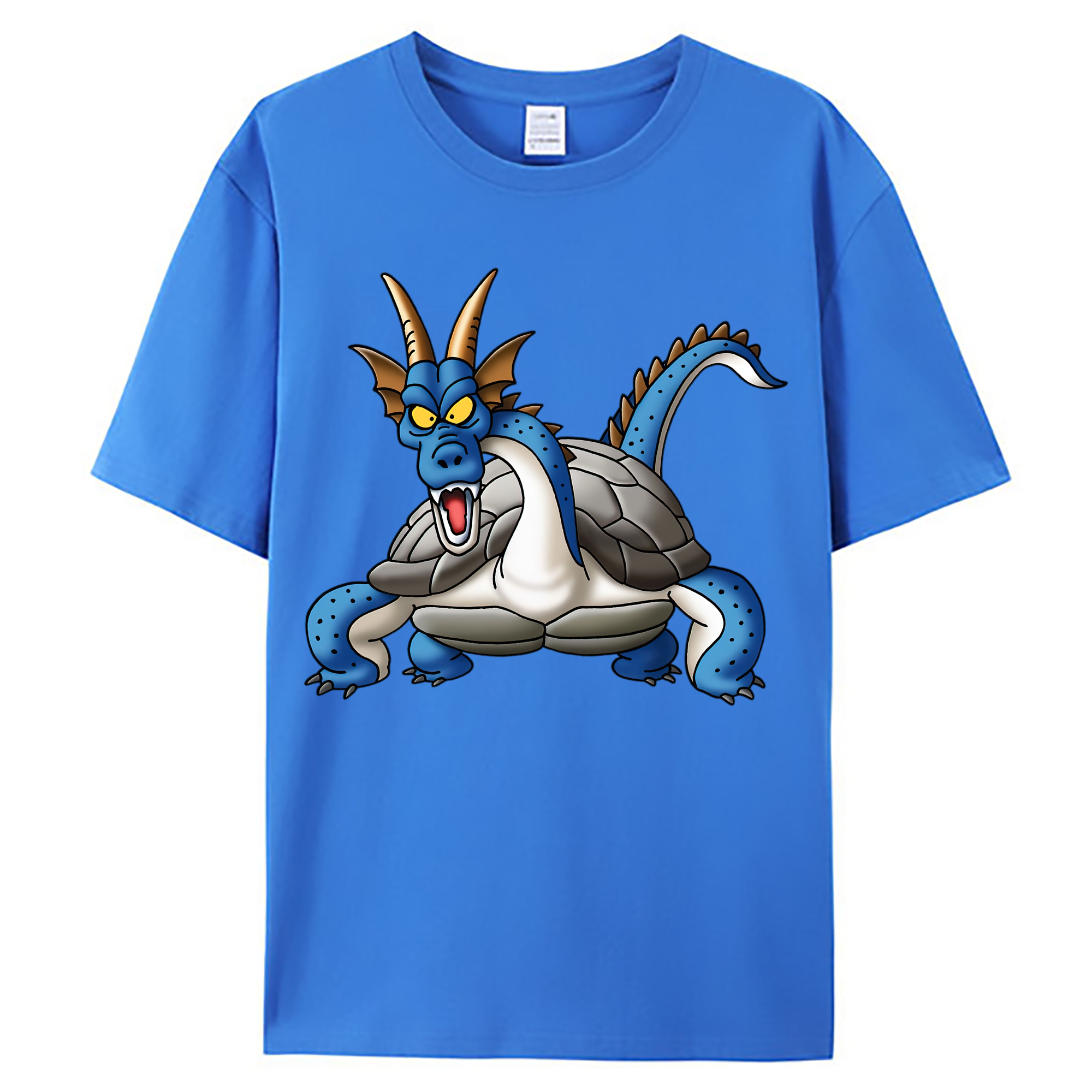 （画像用） ドラゴンクエスト Doragon Kuesuto Dragon Quest 綿100％ メンズ半袖Tシャツ｜肌触りやわらか＆通気性