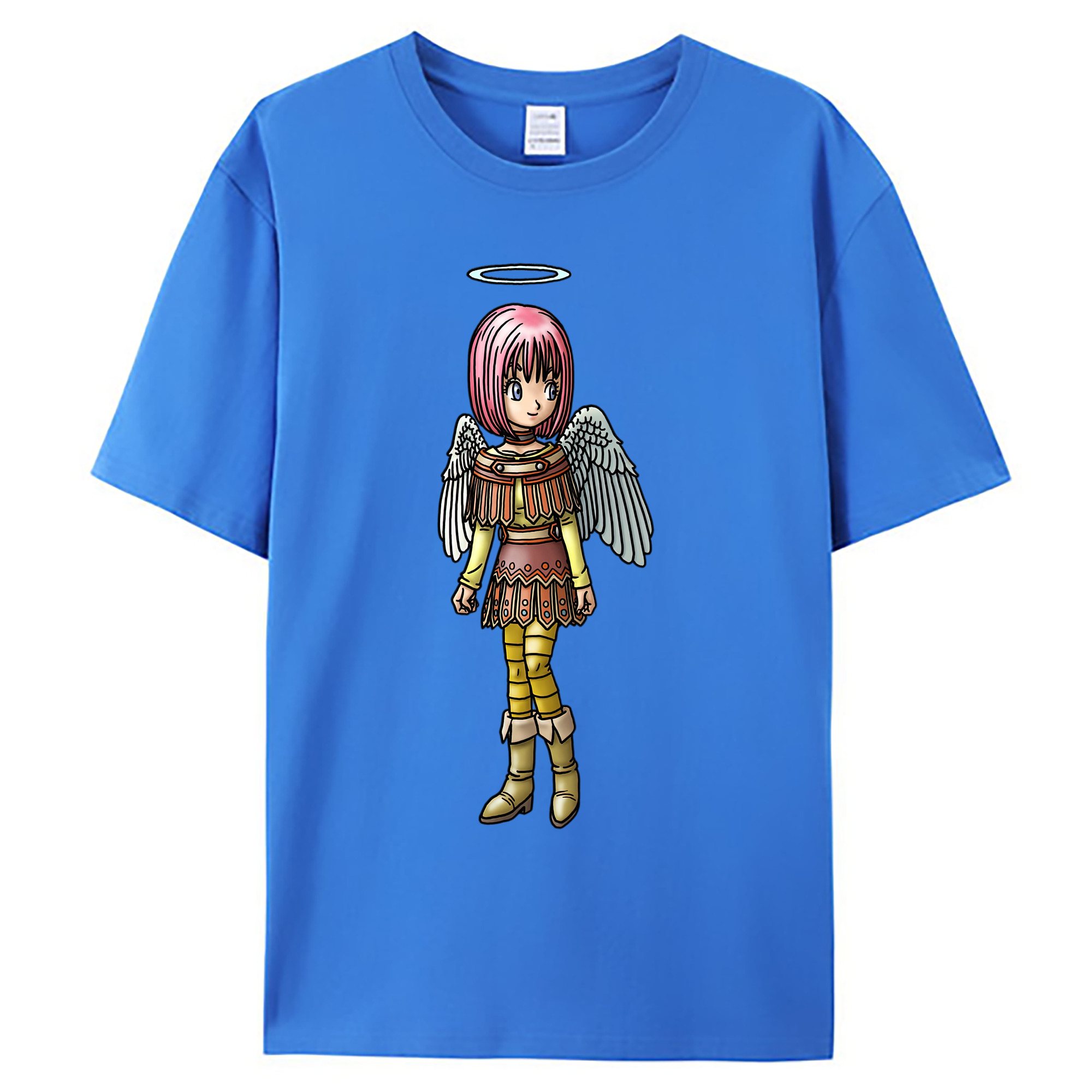 （画像用） ドラゴンクエスト Doragon Kuesuto Dragon Quest 綿100％ メンズ半袖Tシャツ｜肌触りやわらか＆通気性