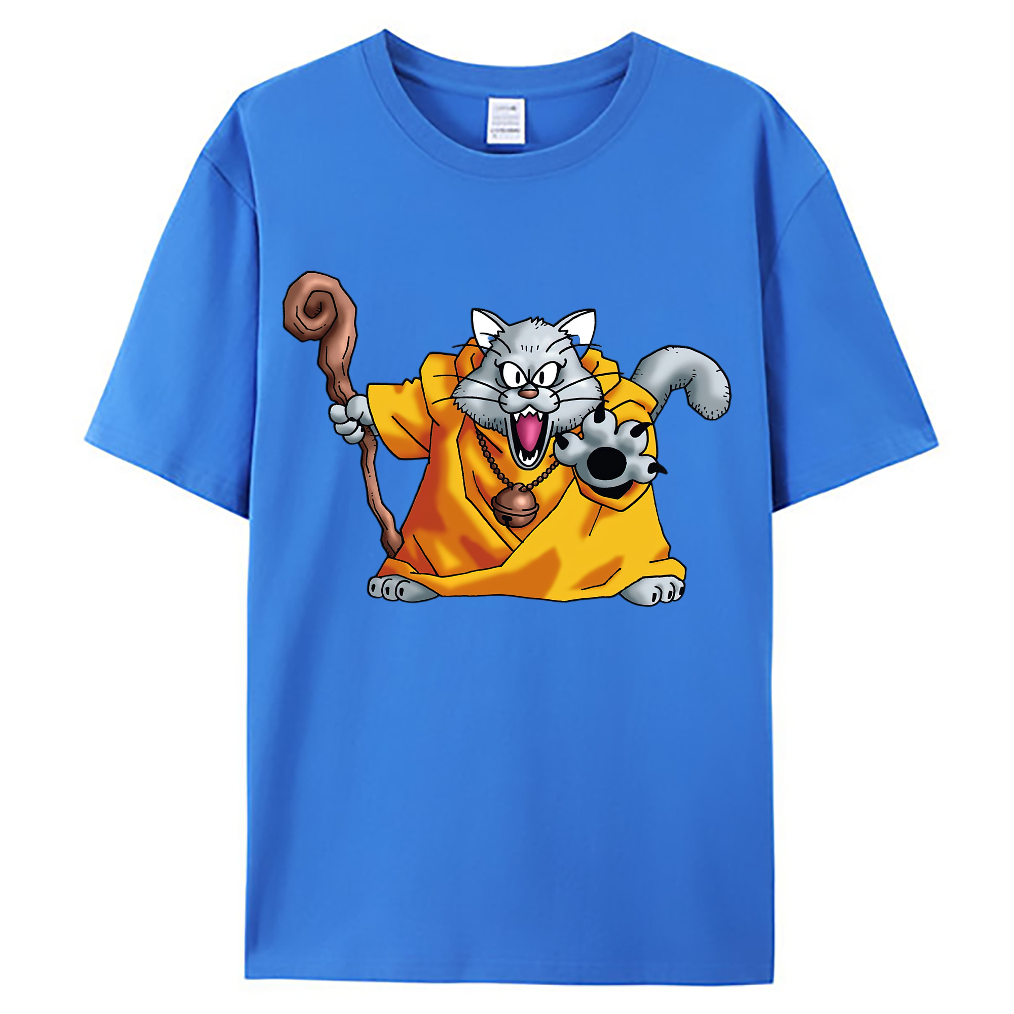 （画像用） ドラゴンクエスト Doragon Kuesuto Dragon Quest 綿100％ メンズ半袖Tシャツ｜肌触りやわらか＆通気性