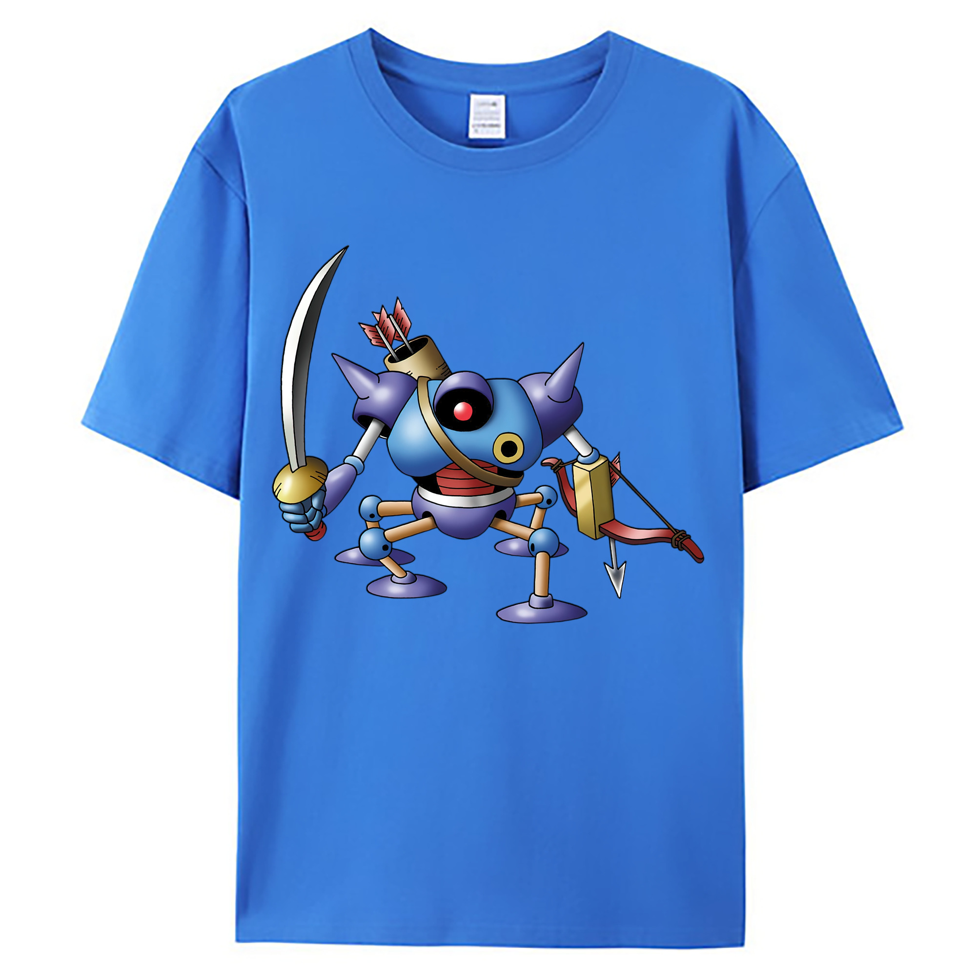 （画像用） ドラゴンクエスト Doragon Kuesuto Dragon Quest 綿100％ メンズ半袖Tシャツ｜肌触りやわらか＆通気性