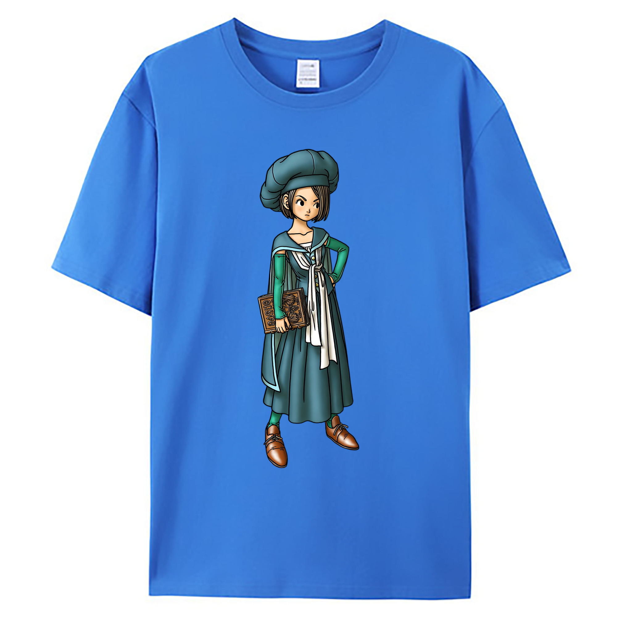 （画像用） ドラゴンクエスト Doragon Kuesuto Dragon Quest 綿100％ メンズ半袖Tシャツ｜肌触りやわらか＆通気性