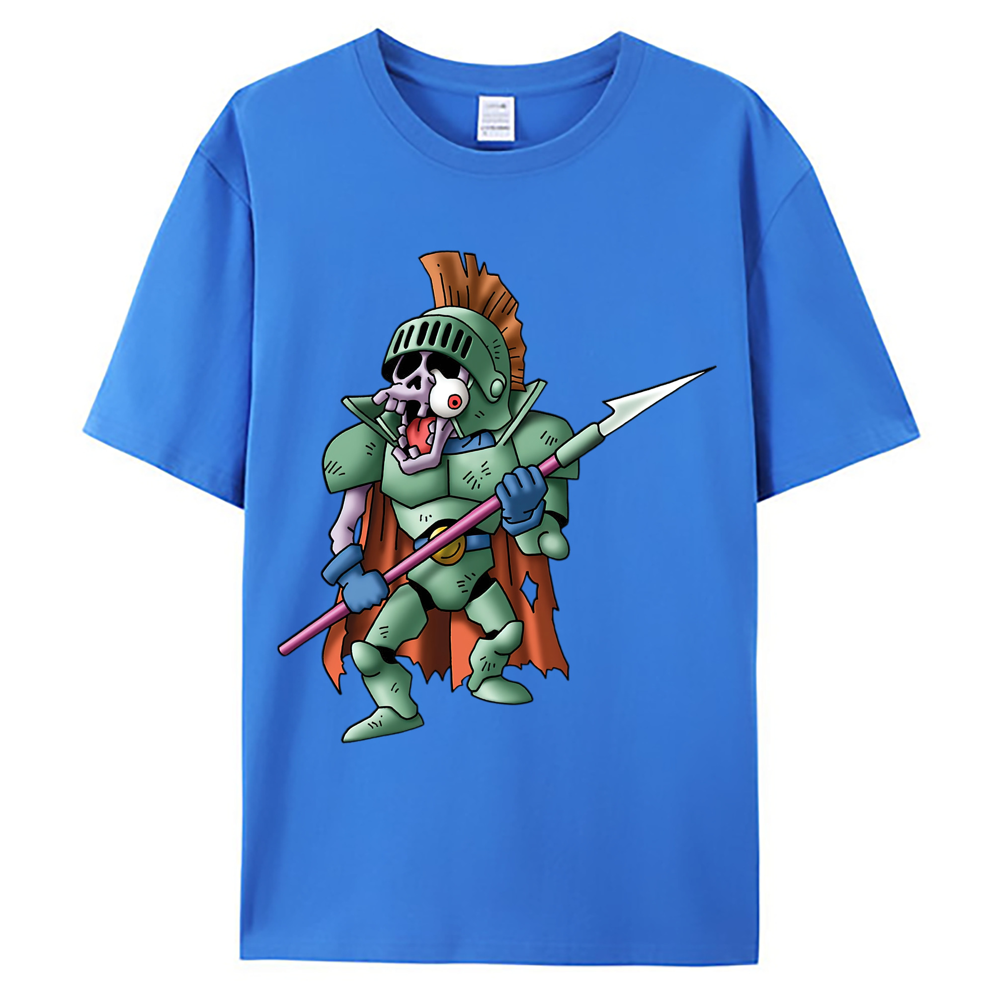 （画像用） ドラゴンクエスト Doragon Kuesuto Dragon Quest 綿100％ メンズ半袖Tシャツ｜肌触りやわらか＆通気性