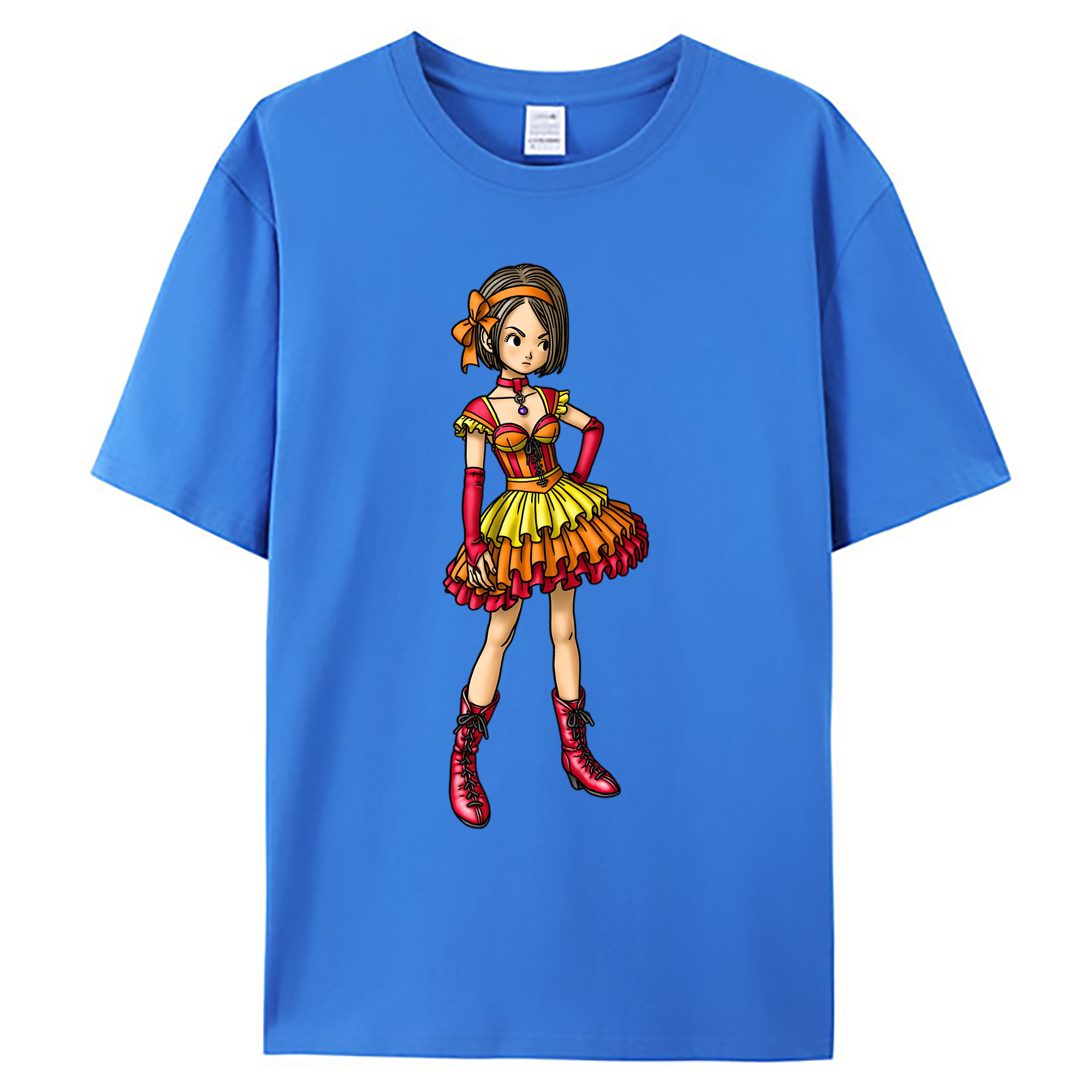 （画像用） ドラゴンクエスト Doragon Kuesuto Dragon Quest 綿100％ メンズ半袖Tシャツ｜肌触りやわらか＆通気性