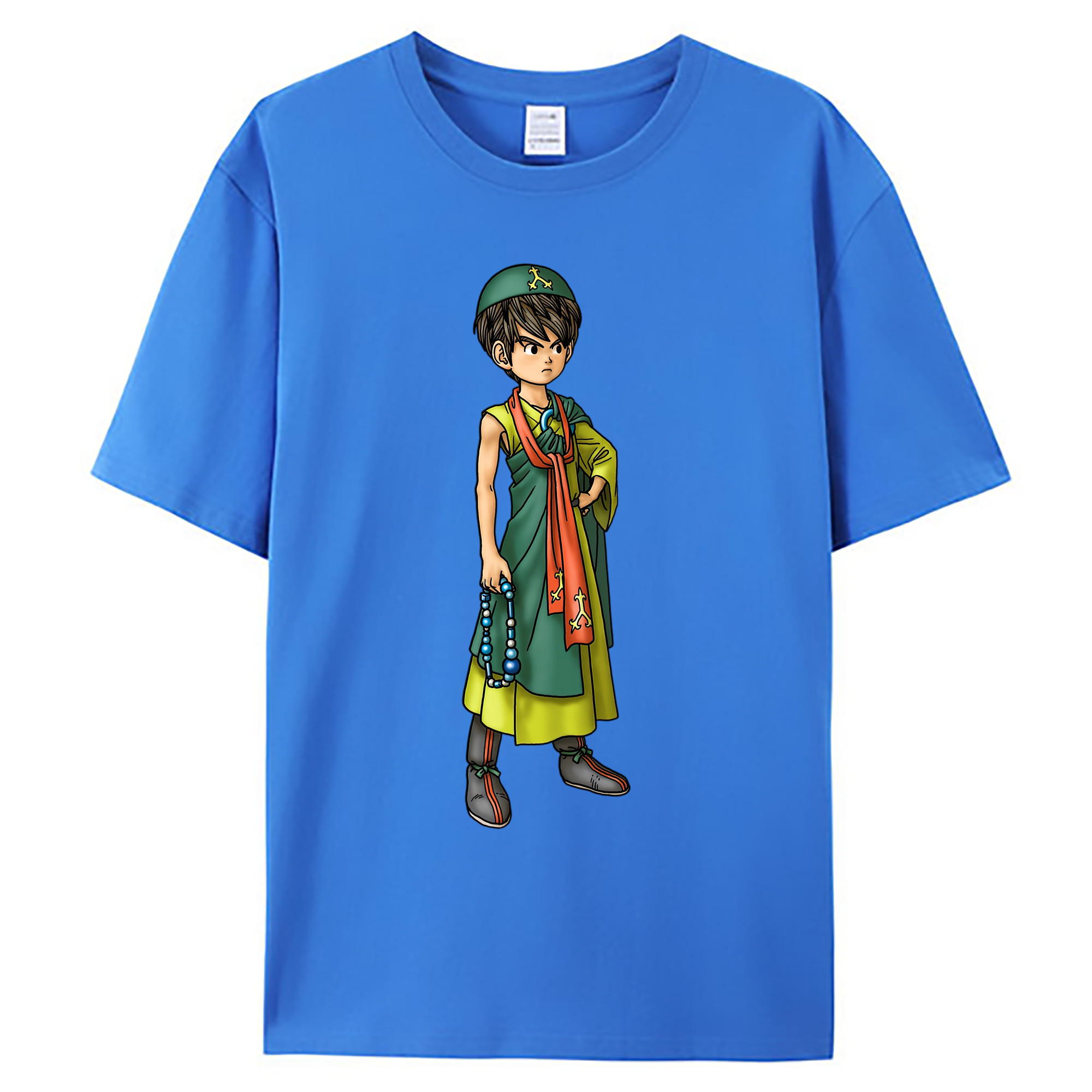 （画像用） ドラゴンクエスト Doragon Kuesuto Dragon Quest 綿100％ メンズ半袖Tシャツ｜肌触りやわらか＆通気性
