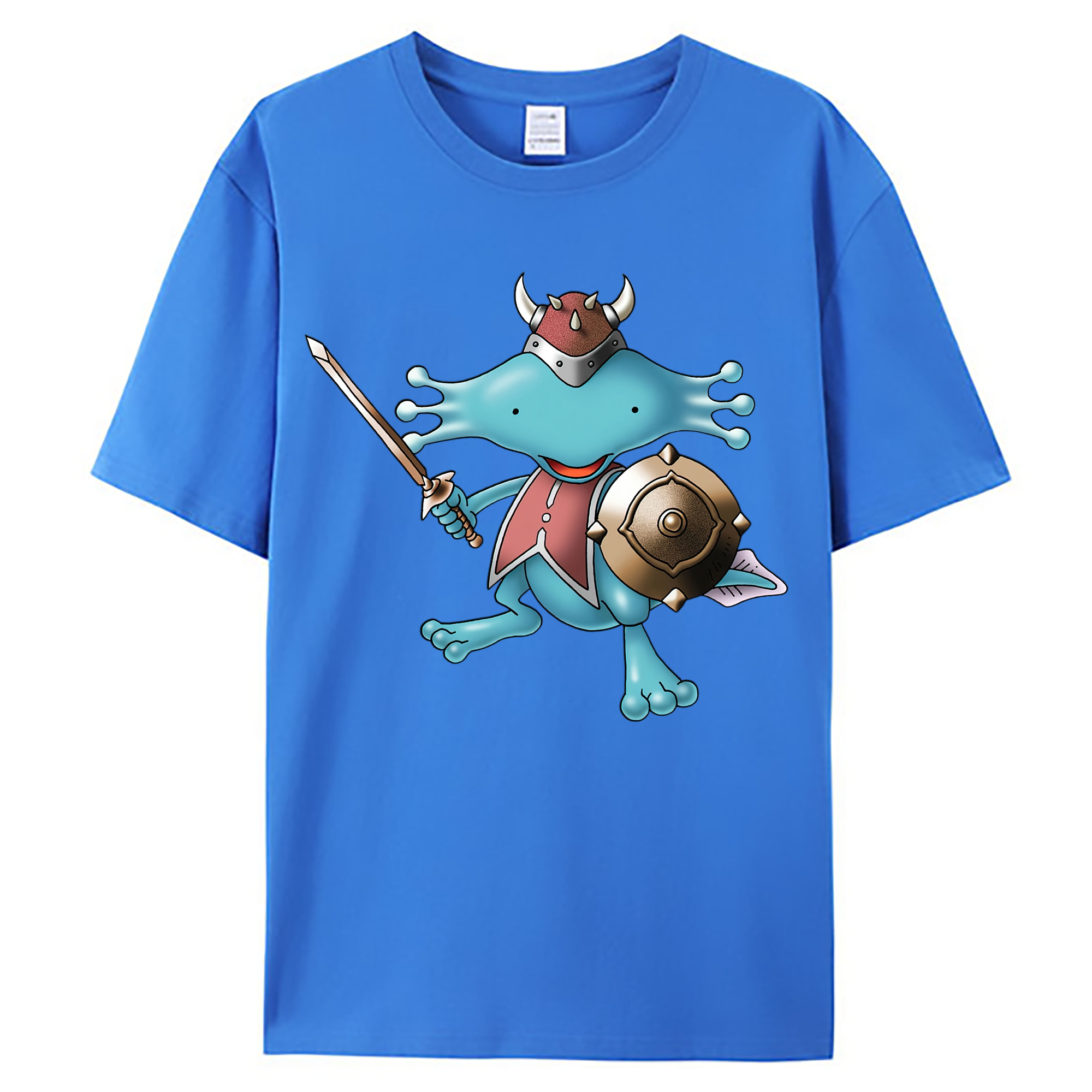 （画像用） ドラゴンクエスト Doragon Kuesuto Dragon Quest 綿100％ メンズ半袖Tシャツ｜肌触りやわらか＆通気性
