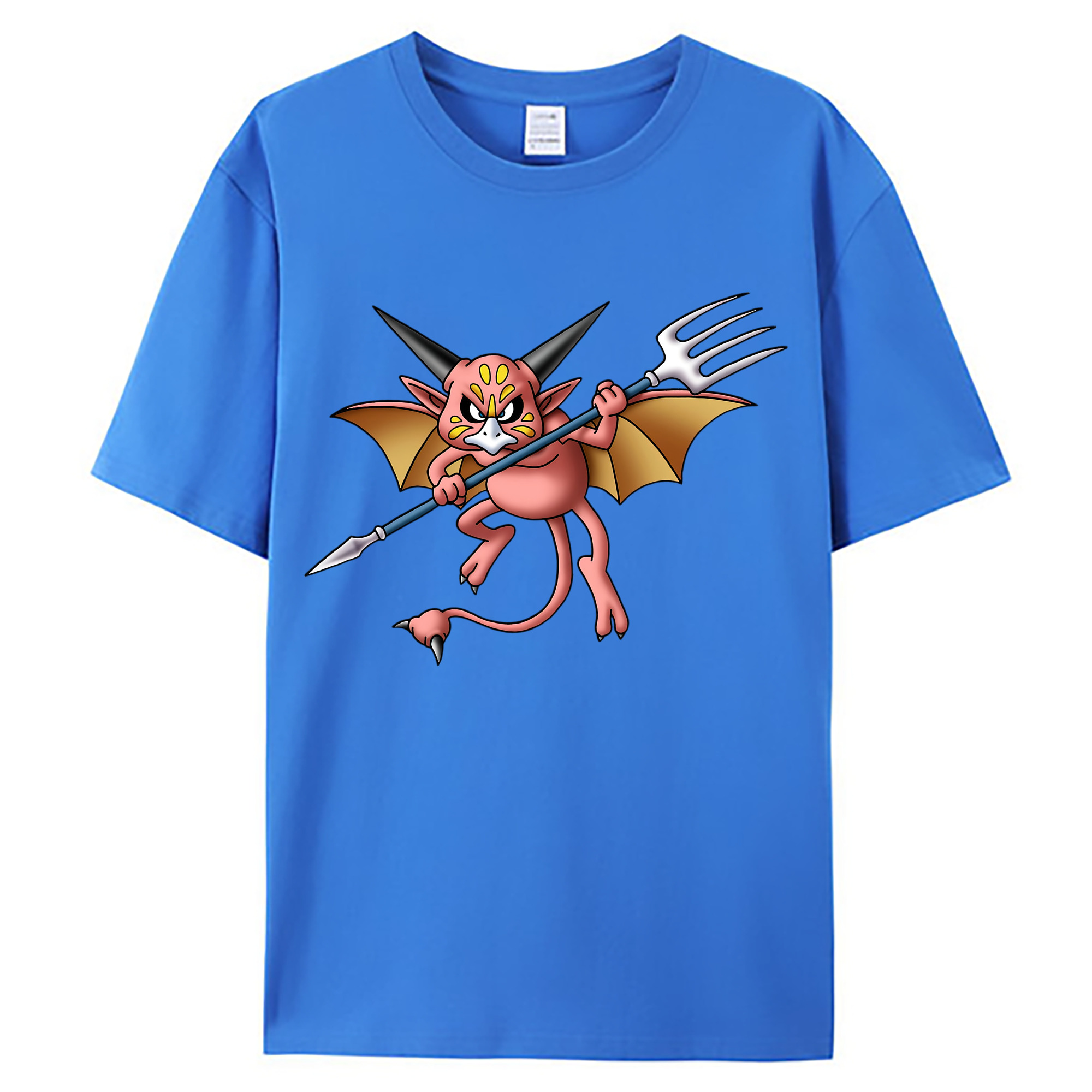 （画像用） ドラゴンクエスト Doragon Kuesuto Dragon Quest 綿100％ メンズ半袖Tシャツ｜肌触りやわらか＆通気性