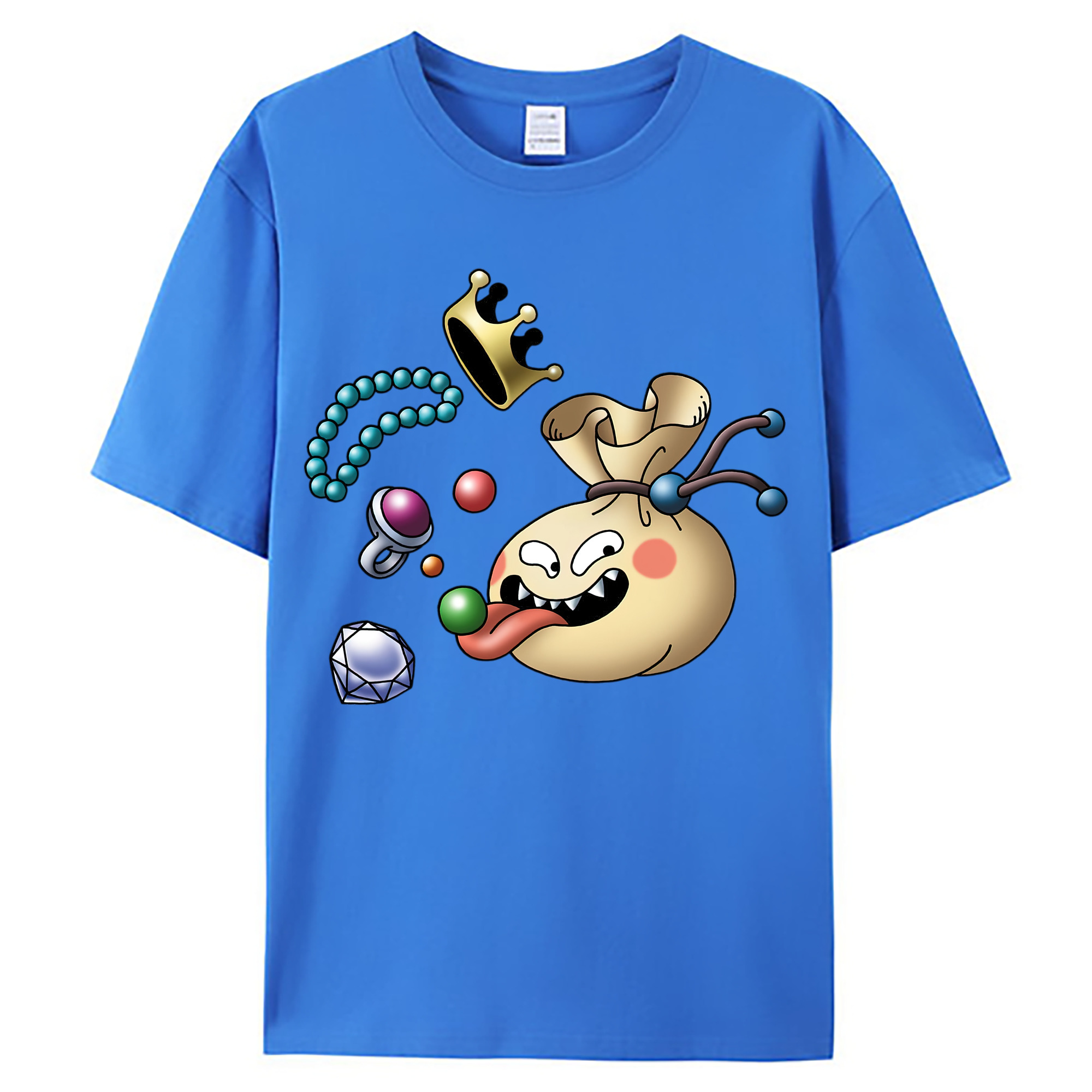 （画像用） ドラゴンクエスト Doragon Kuesuto Dragon Quest 綿100％ メンズ半袖Tシャツ｜肌触りやわらか＆通気性