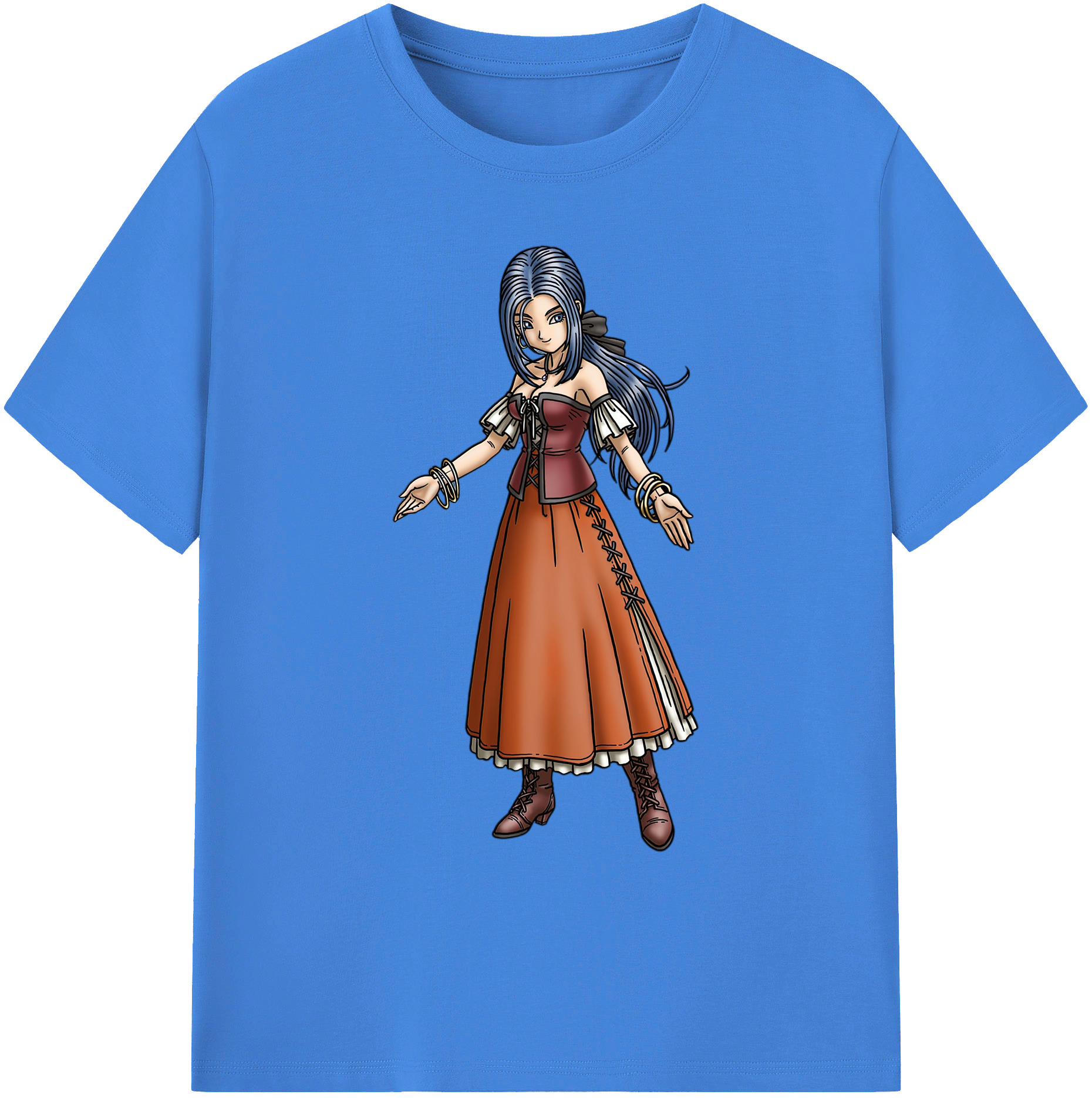 （画像用） ドラゴンクエスト Doragon Kuesuto Dragon Quest 綿100％ メンズ半袖Tシャツ｜肌触りやわらか＆通気性