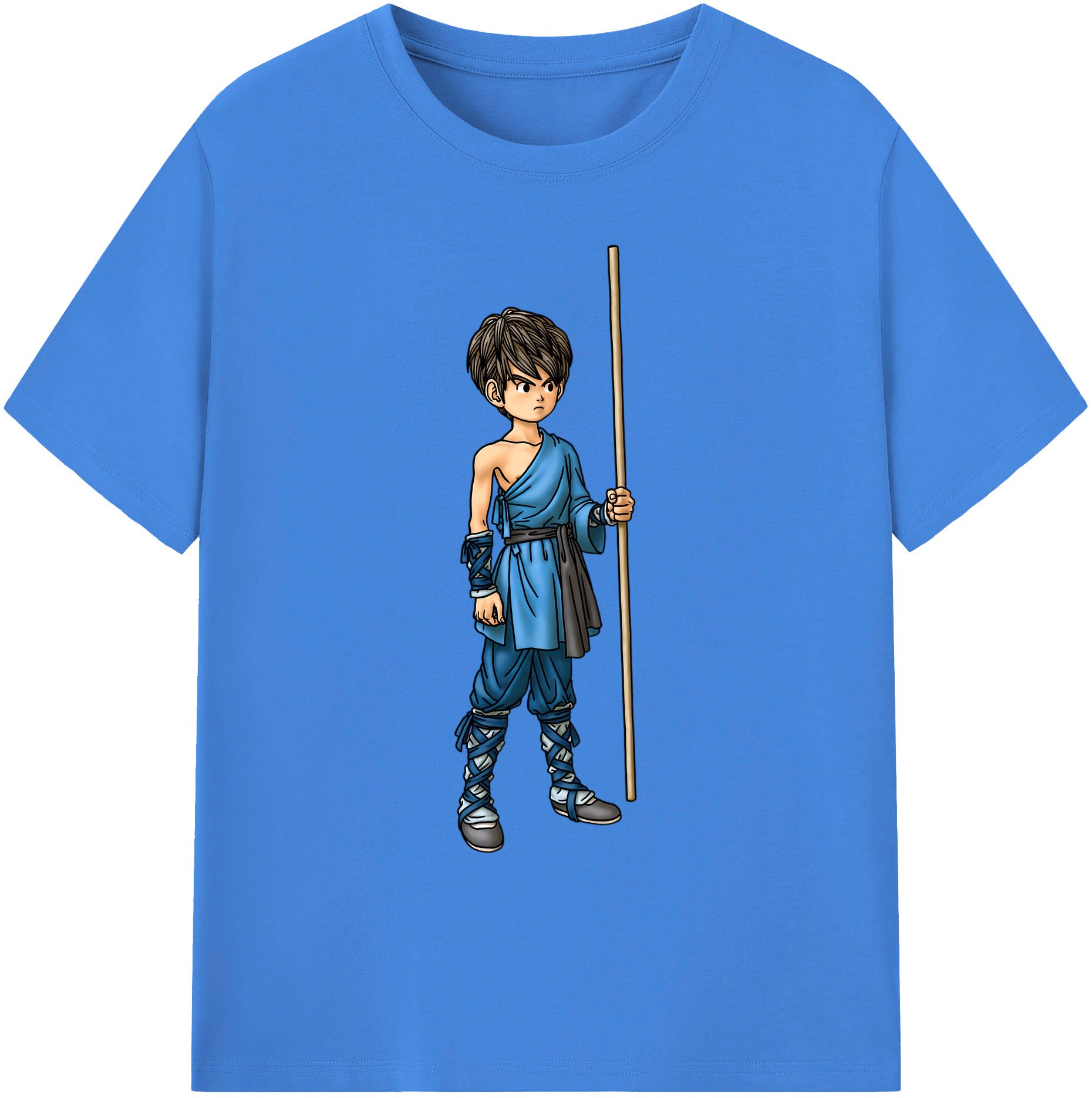 （画像用） ドラゴンクエスト Doragon Kuesuto Dragon Quest 綿100％ メンズ半袖Tシャツ｜肌触りやわらか＆通気性