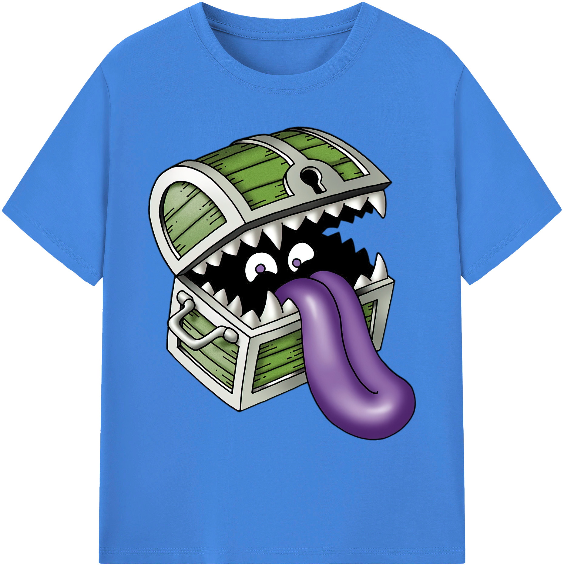 （画像用） ドラゴンクエスト Doragon Kuesuto Dragon Quest 綿100％ メンズ半袖Tシャツ｜肌触りやわらか＆通気性