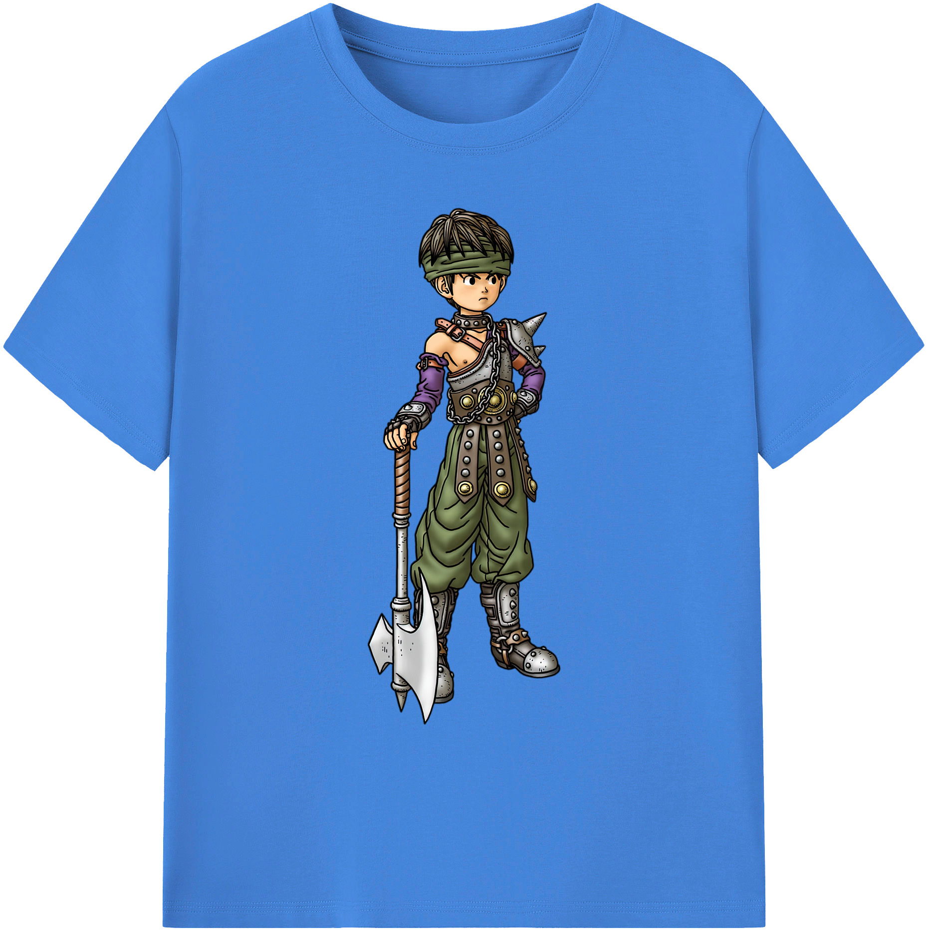 （画像用） ドラゴンクエスト Doragon Kuesuto Dragon Quest 綿100％ メンズ半袖Tシャツ｜肌触りやわらか＆通気性