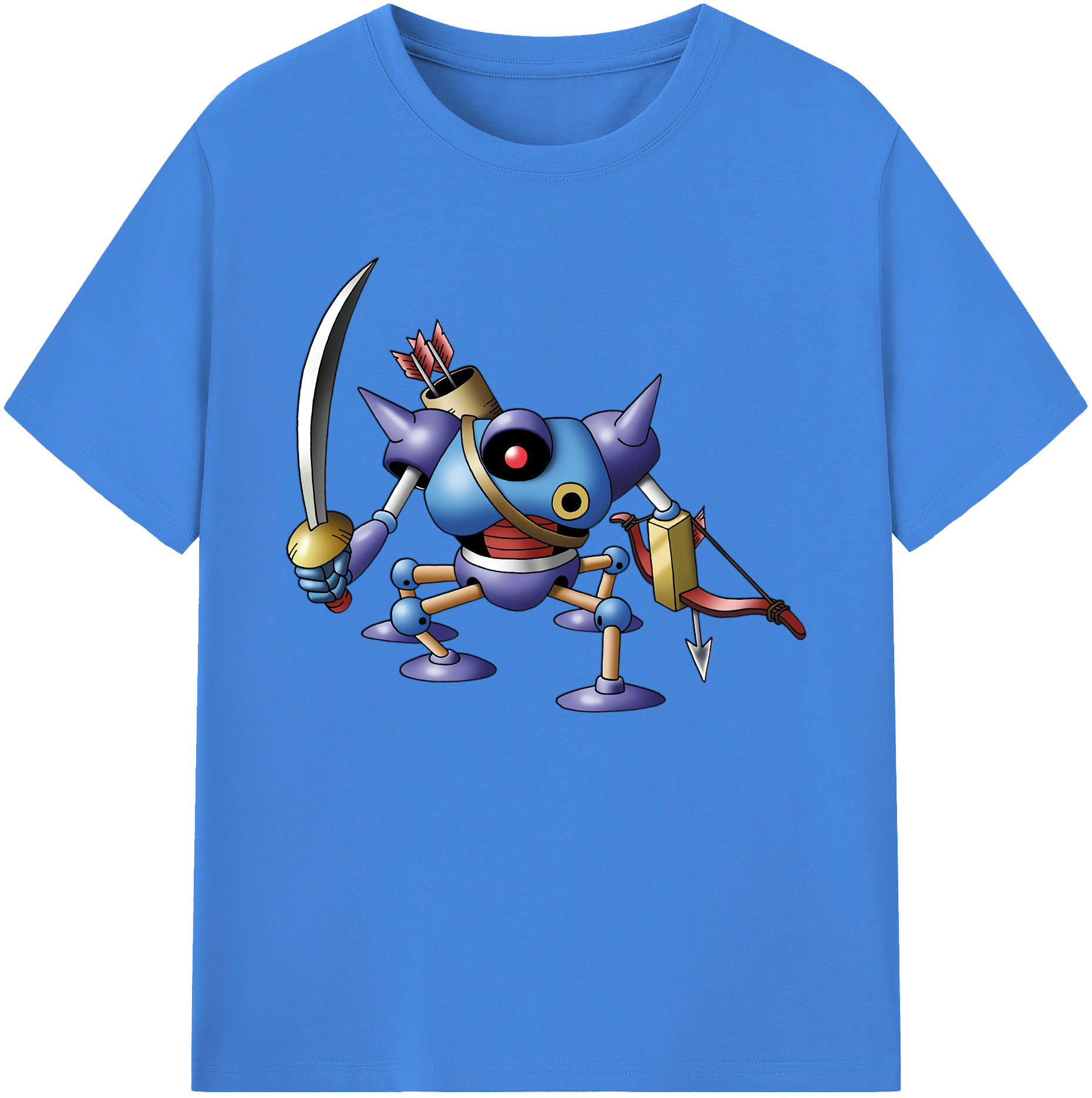 （画像用） ドラゴンクエスト Doragon Kuesuto Dragon Quest 綿100％ メンズ半袖Tシャツ｜肌触りやわらか＆通気性