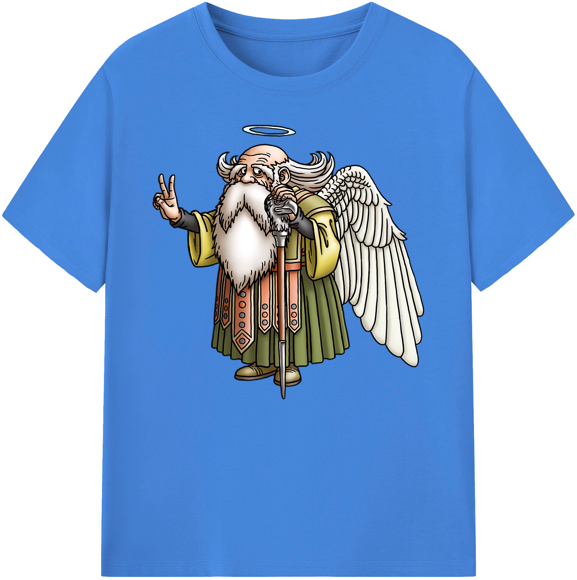 （画像用） ドラゴンクエスト Doragon Kuesuto Dragon Quest 綿100％ メンズ半袖Tシャツ｜肌触りやわらか＆通気性