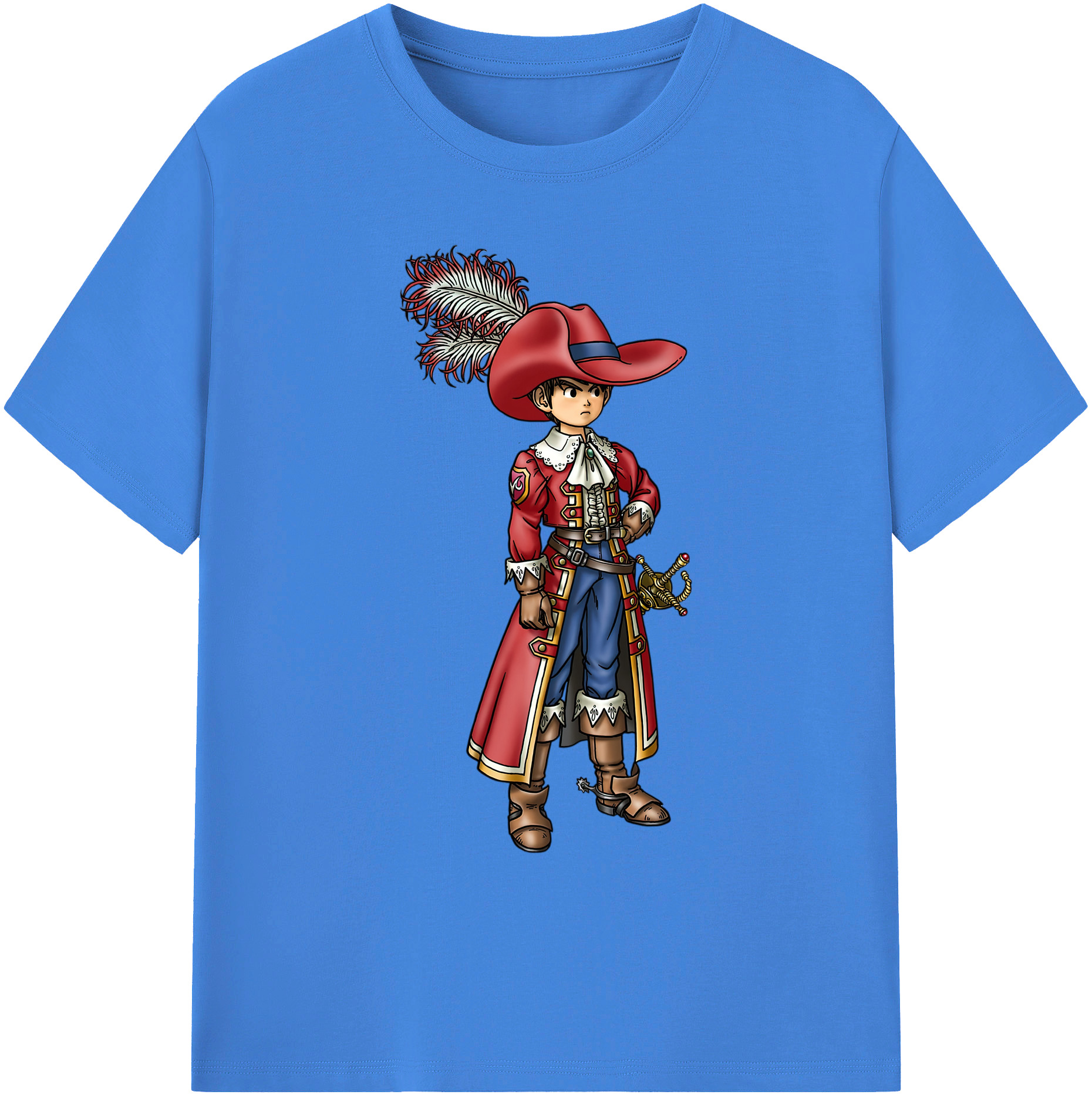 （画像用） ドラゴンクエスト Doragon Kuesuto Dragon Quest 綿100％ メンズ半袖Tシャツ｜肌触りやわらか＆通気性