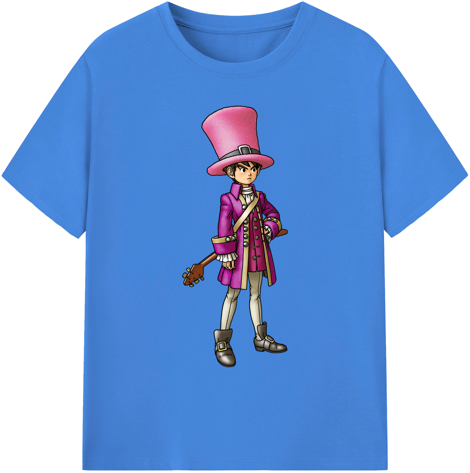 （画像用） ドラゴンクエスト Doragon Kuesuto Dragon Quest 綿100％ メンズ半袖Tシャツ｜肌触りやわらか＆通気性