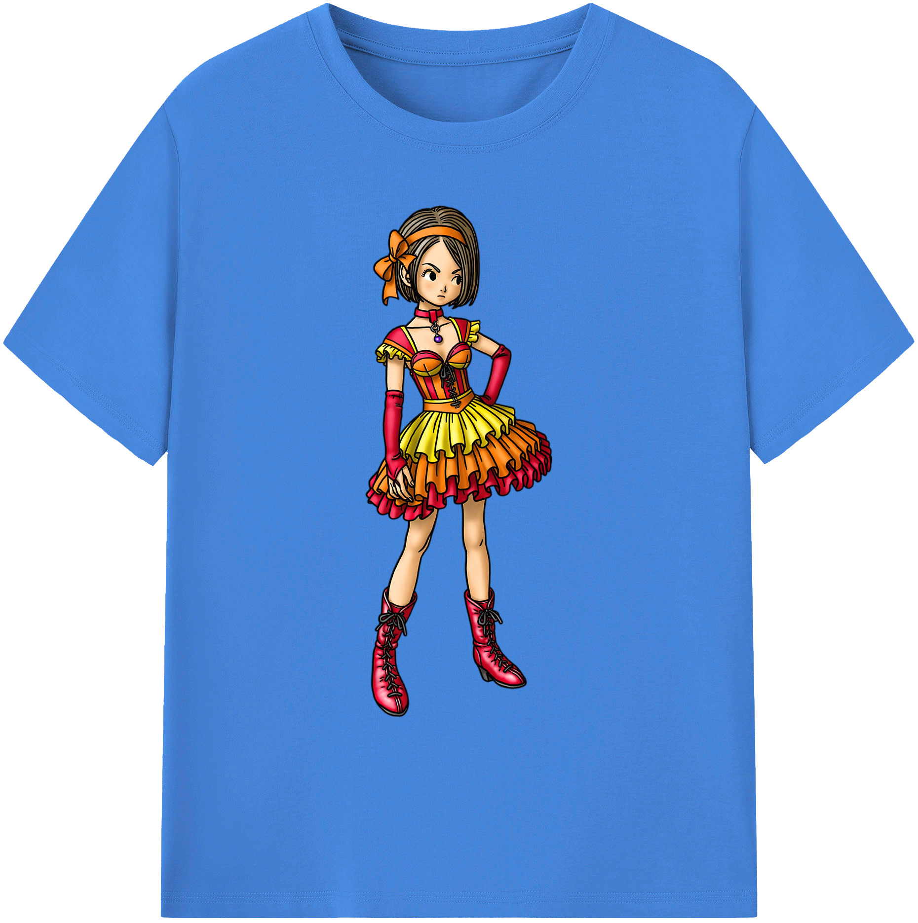 （画像用） ドラゴンクエスト Doragon Kuesuto Dragon Quest 綿100％ メンズ半袖Tシャツ｜肌触りやわらか＆通気性