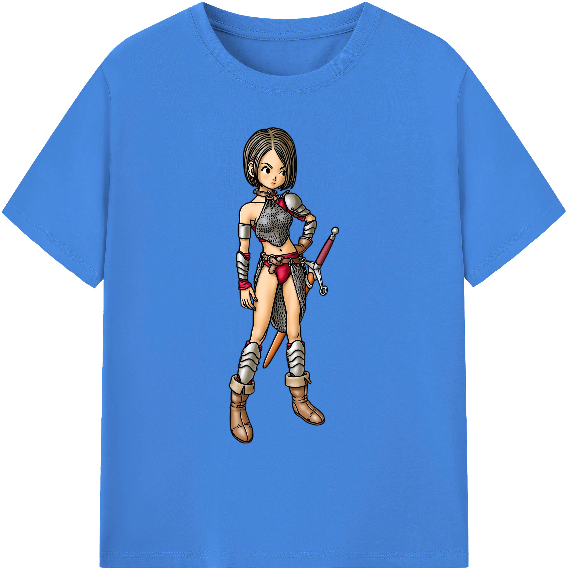 （画像用） ドラゴンクエスト Doragon Kuesuto Dragon Quest 綿100％ メンズ半袖Tシャツ｜肌触りやわらか＆通気性