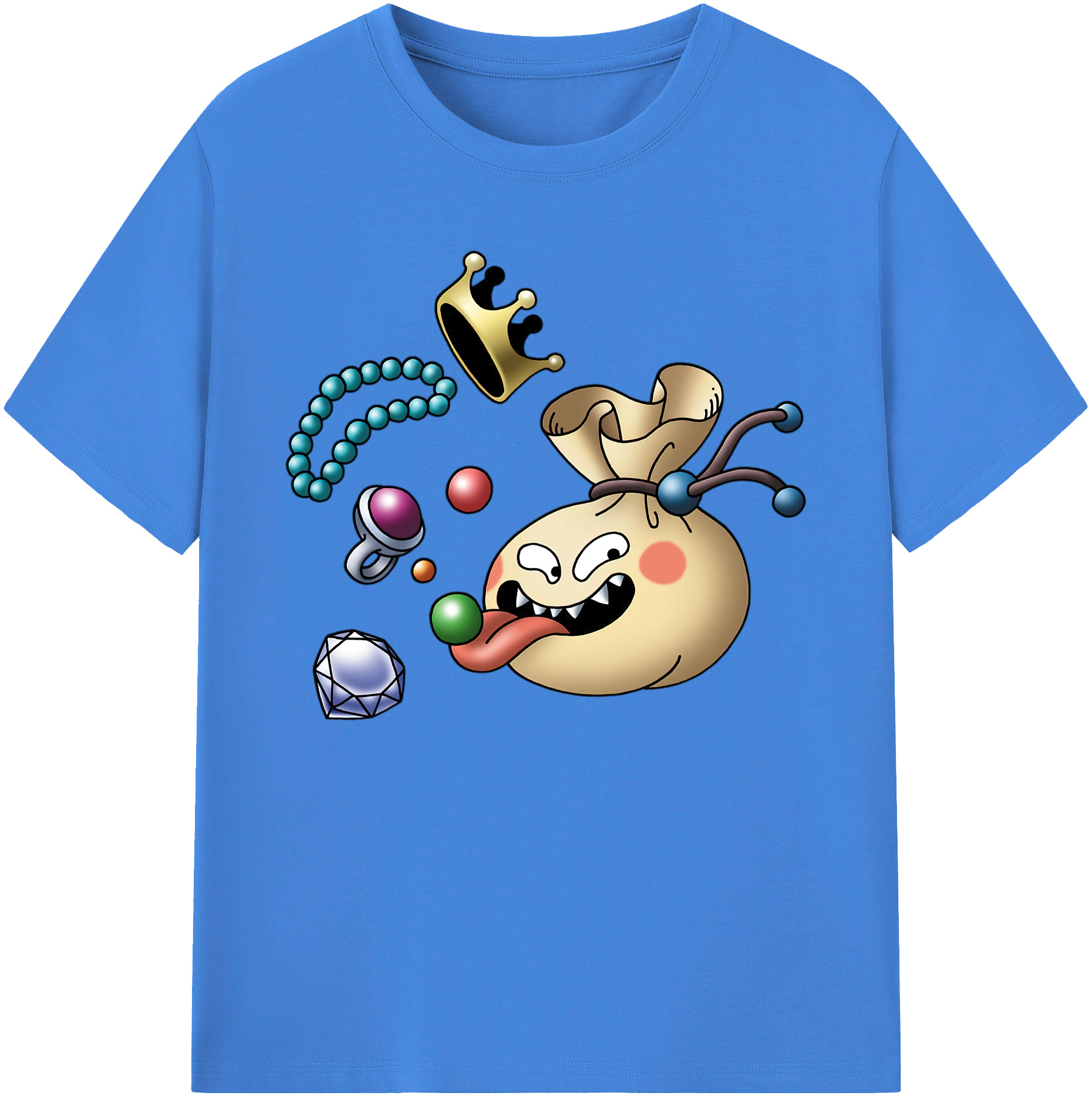 （画像用） ドラゴンクエスト Doragon Kuesuto Dragon Quest 綿100％ メンズ半袖Tシャツ｜肌触りやわらか＆通気性