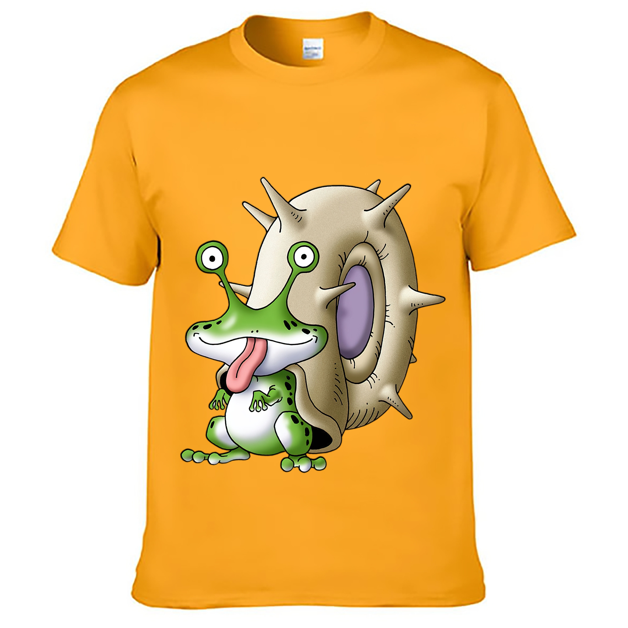 （画像用） ドラゴンクエスト Doragon Kuesuto Dragon Quest 綿100％ メンズ半袖Tシャツ｜肌触りやわらか＆通気性