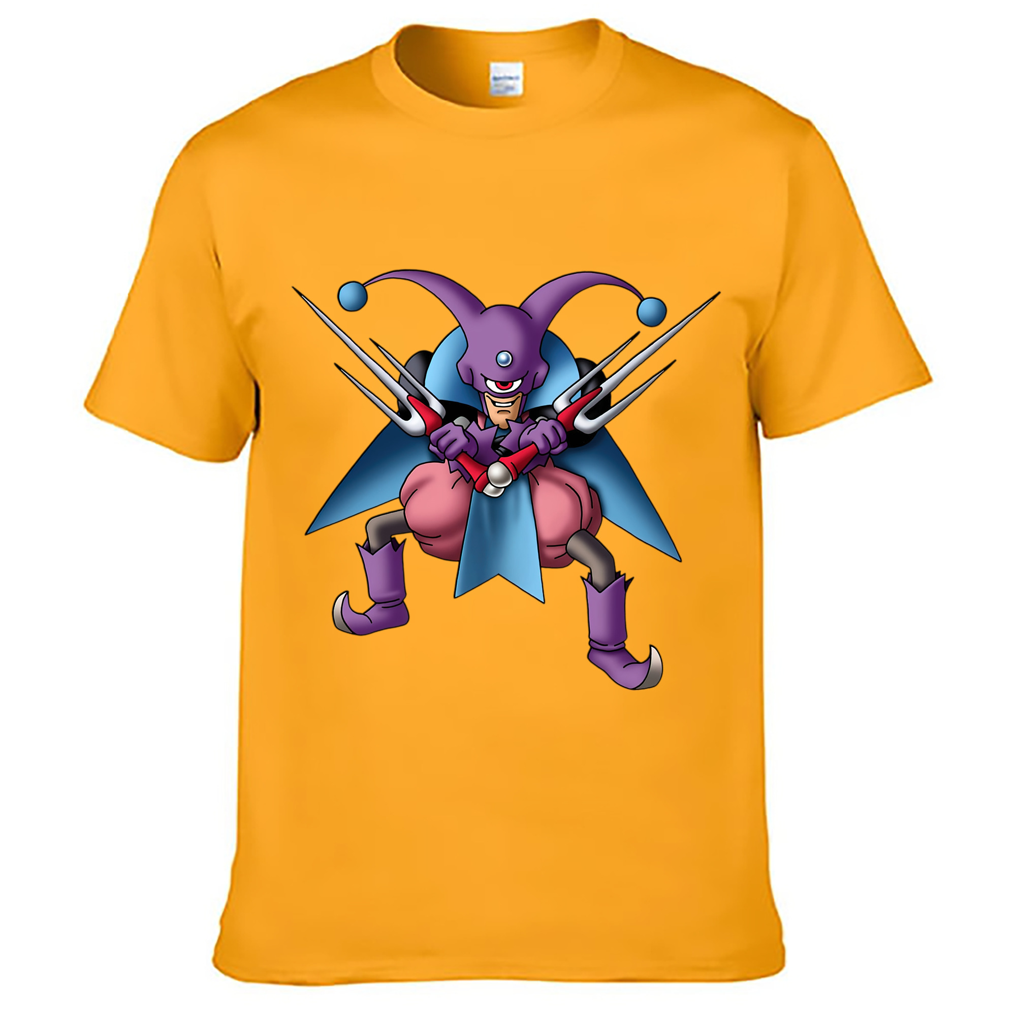 （画像用） ドラゴンクエスト Doragon Kuesuto Dragon Quest 綿100％ メンズ半袖Tシャツ｜肌触りやわらか＆通気性