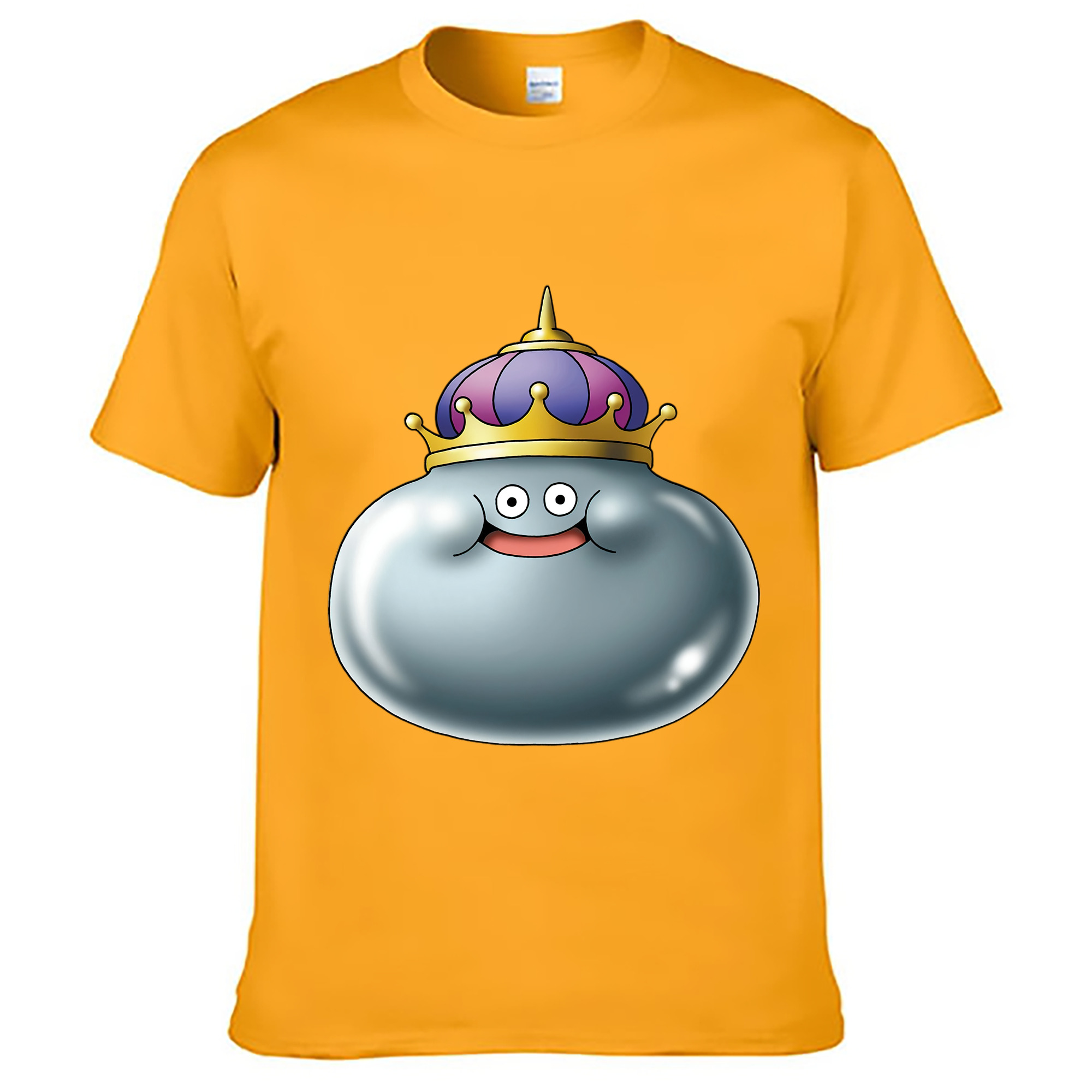 （画像用） ドラゴンクエスト Doragon Kuesuto Dragon Quest 綿100％ メンズ半袖Tシャツ｜肌触りやわらか＆通気性