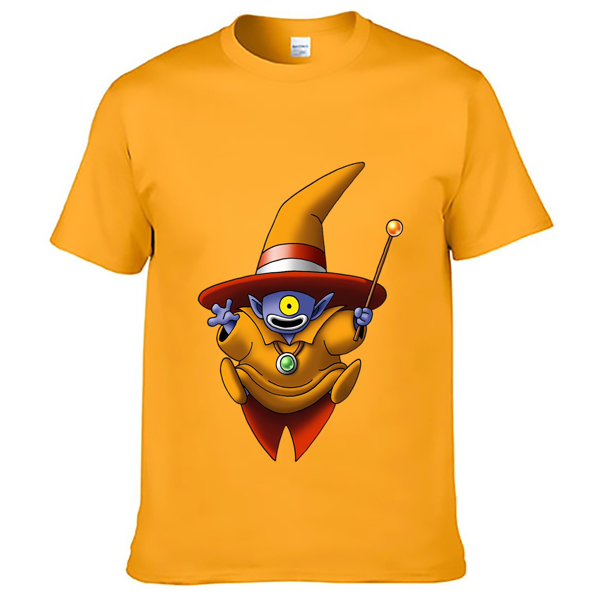 （画像用） ドラゴンクエスト Doragon Kuesuto Dragon Quest 綿100％ メンズ半袖Tシャツ｜肌触りやわらか＆通気性