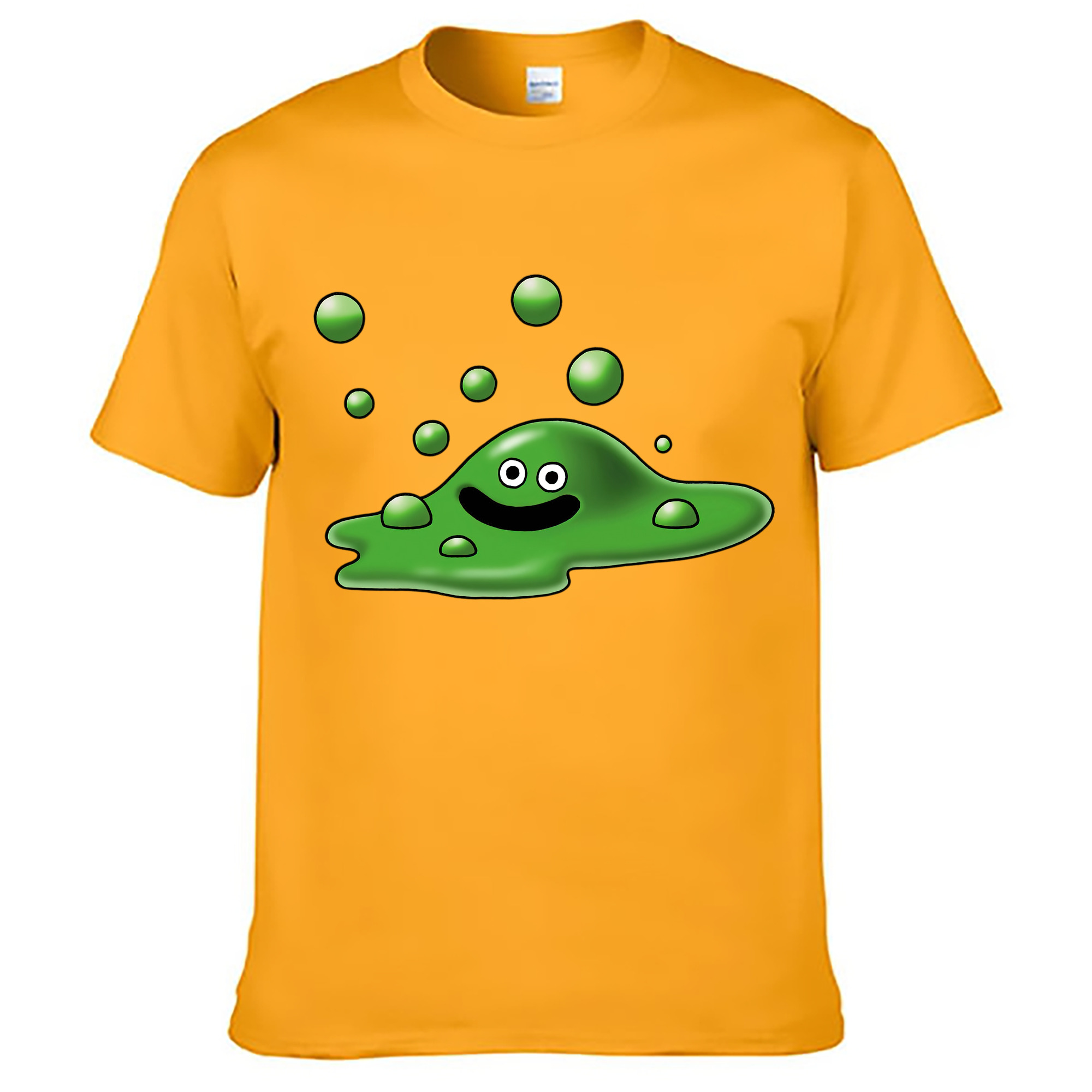 （画像用） ドラゴンクエスト Doragon Kuesuto Dragon Quest 綿100％ メンズ半袖Tシャツ｜肌触りやわらか＆通気性