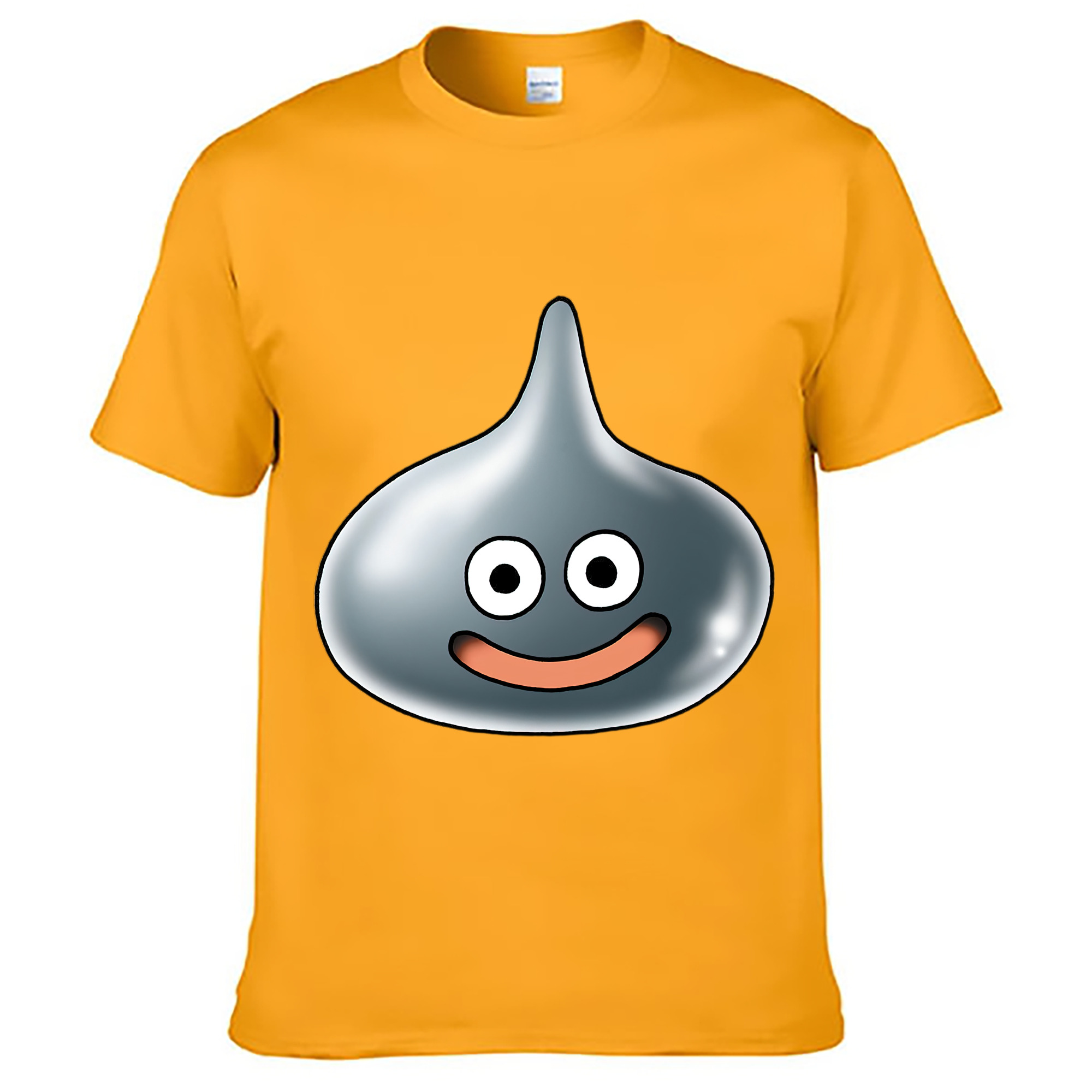 （画像用） ドラゴンクエスト Doragon Kuesuto Dragon Quest 綿100％ メンズ半袖Tシャツ｜肌触りやわらか＆通気性