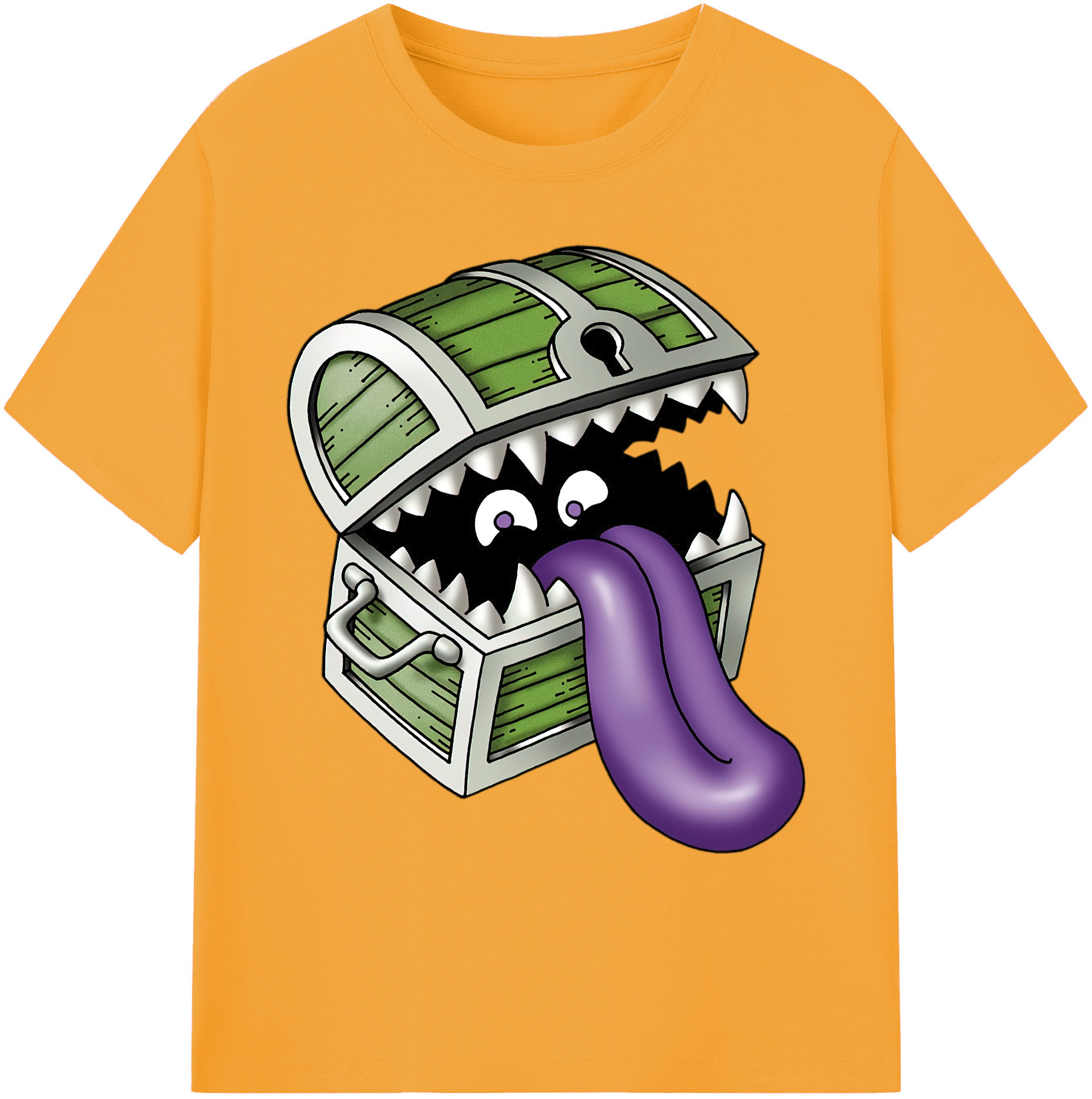 （画像用） ドラゴンクエスト Doragon Kuesuto Dragon Quest 綿100％ メンズ半袖Tシャツ｜肌触りやわらか＆通気性