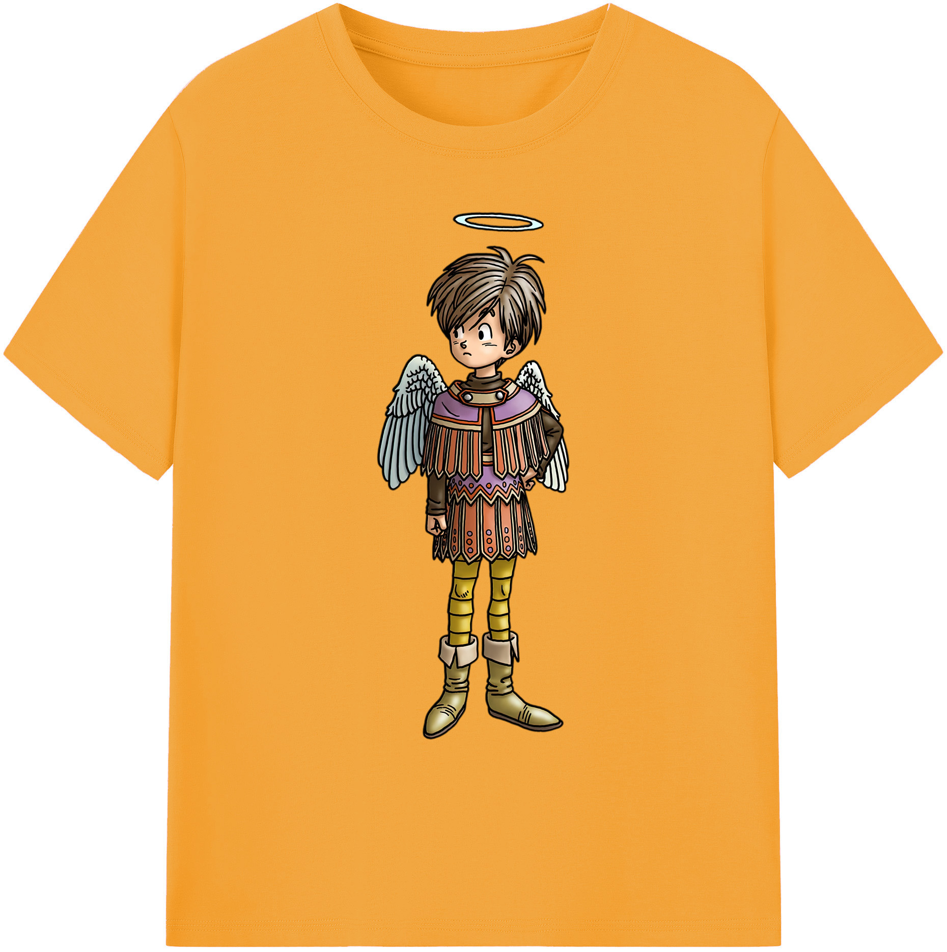 （画像用） ドラゴンクエスト Doragon Kuesuto Dragon Quest 綿100％ メンズ半袖Tシャツ｜肌触りやわらか＆通気性