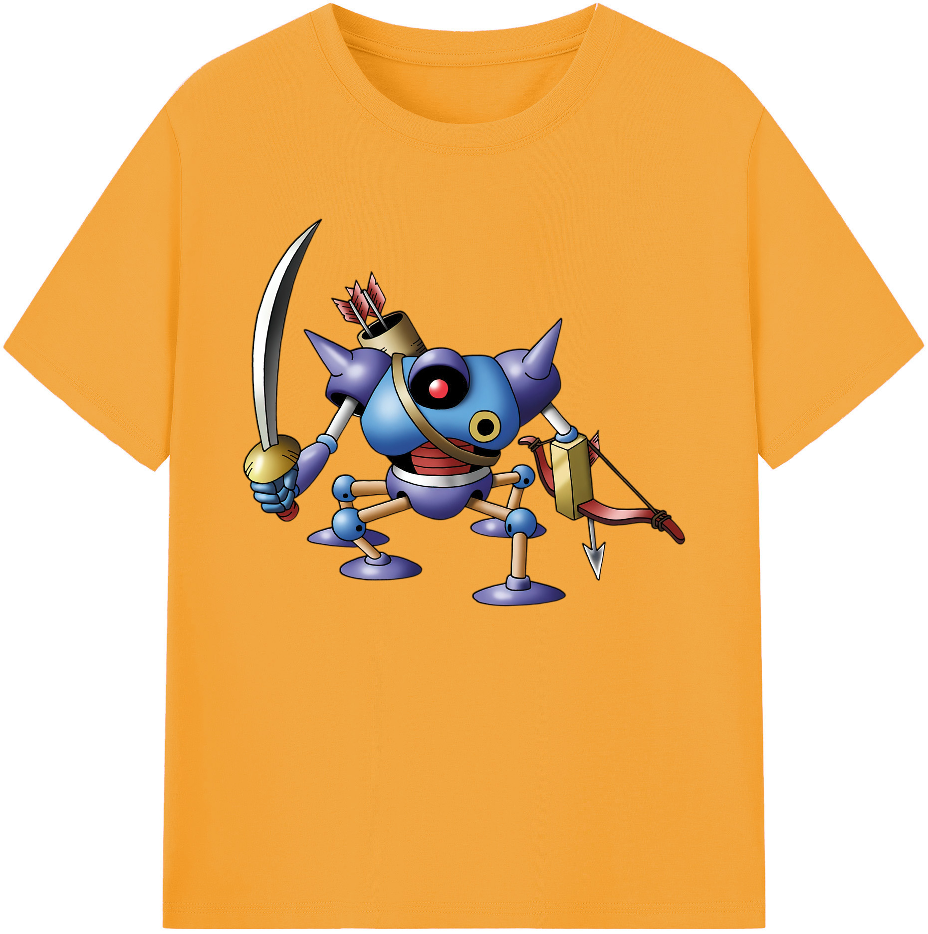 （画像用） ドラゴンクエスト Doragon Kuesuto Dragon Quest 綿100％ メンズ半袖Tシャツ｜肌触りやわらか＆通気性