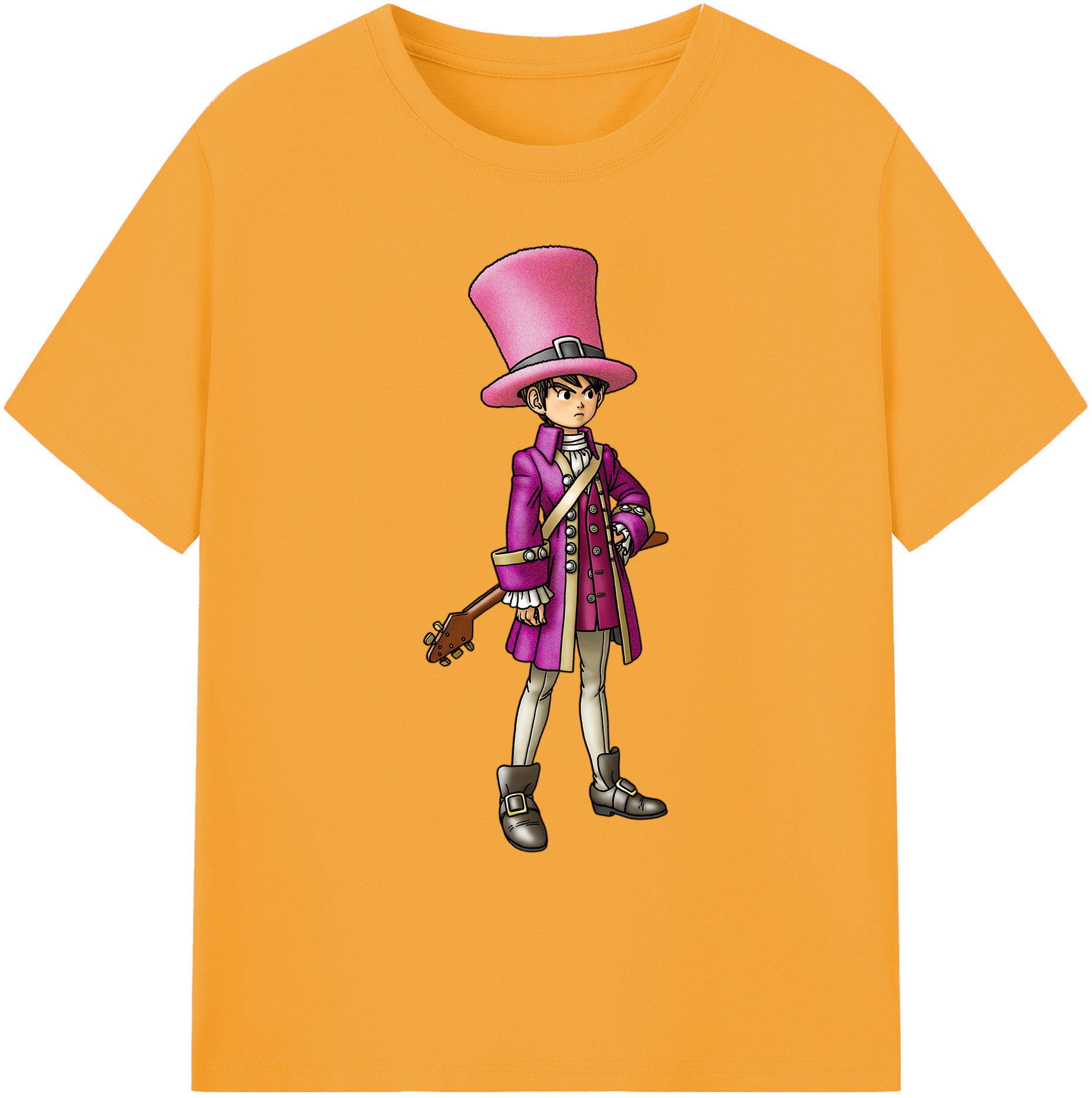 （画像用） ドラゴンクエスト Doragon Kuesuto Dragon Quest 綿100％ メンズ半袖Tシャツ｜肌触りやわらか＆通気性
