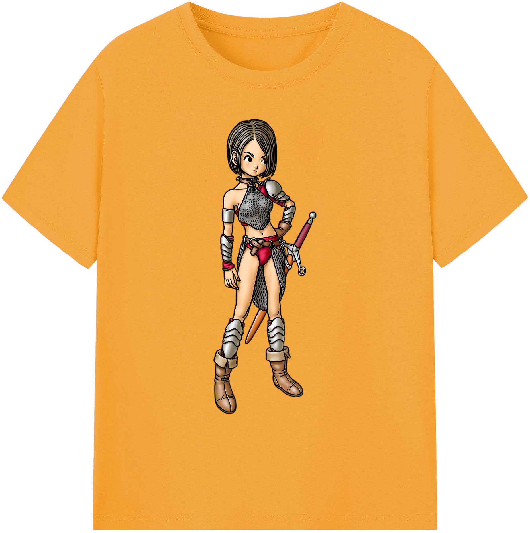 （画像用） ドラゴンクエスト Doragon Kuesuto Dragon Quest 綿100％ メンズ半袖Tシャツ｜肌触りやわらか＆通気性