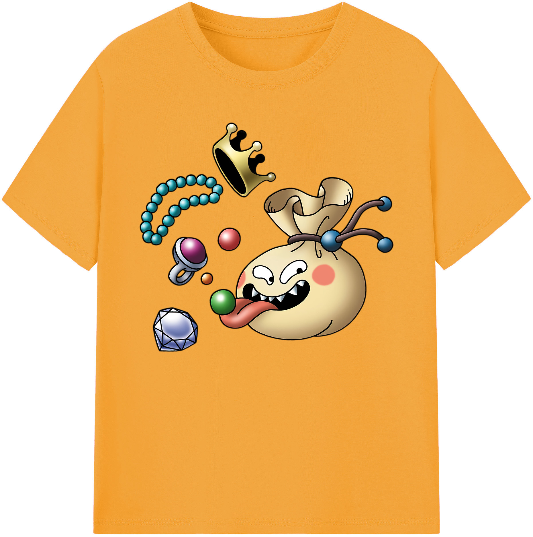 （画像用） ドラゴンクエスト Doragon Kuesuto Dragon Quest 綿100％ メンズ半袖Tシャツ｜肌触りやわらか＆通気性