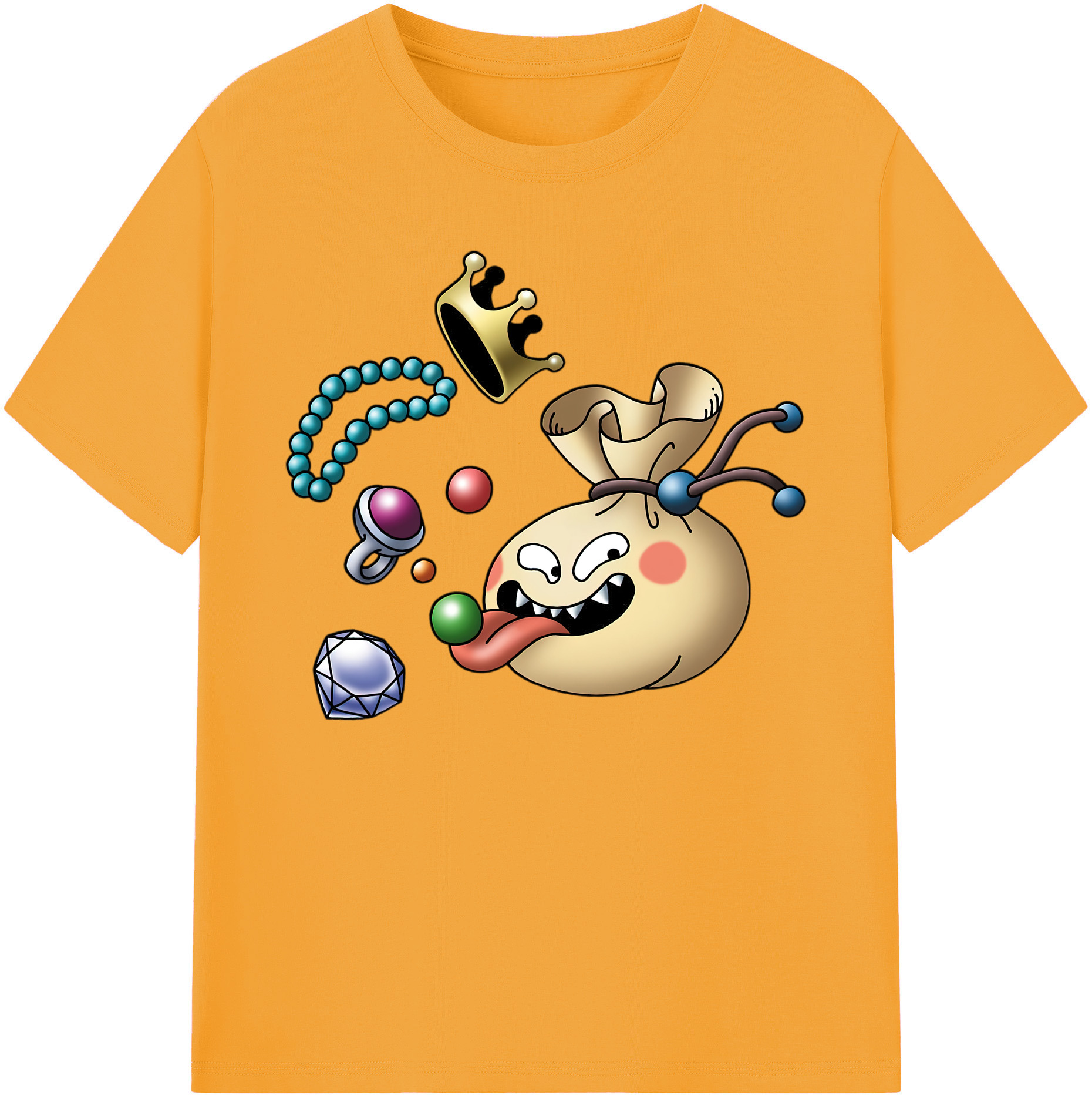 （画像用） ドラゴンクエスト Doragon Kuesuto Dragon Quest 綿100％ メンズ半袖Tシャツ｜肌触りやわらか＆通気性