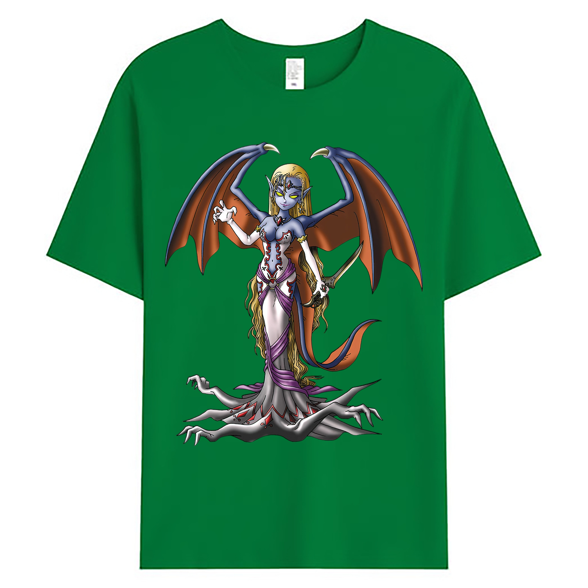 （画像用） ドラゴンクエスト Doragon Kuesuto Dragon Quest 綿100％ メンズ半袖Tシャツ｜肌触りやわらか＆通気性