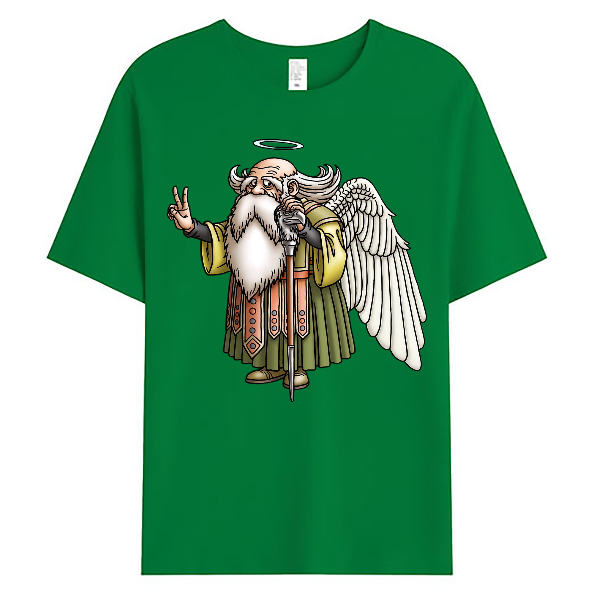（画像用） ドラゴンクエスト Doragon Kuesuto Dragon Quest 綿100％ メンズ半袖Tシャツ｜肌触りやわらか＆通気性