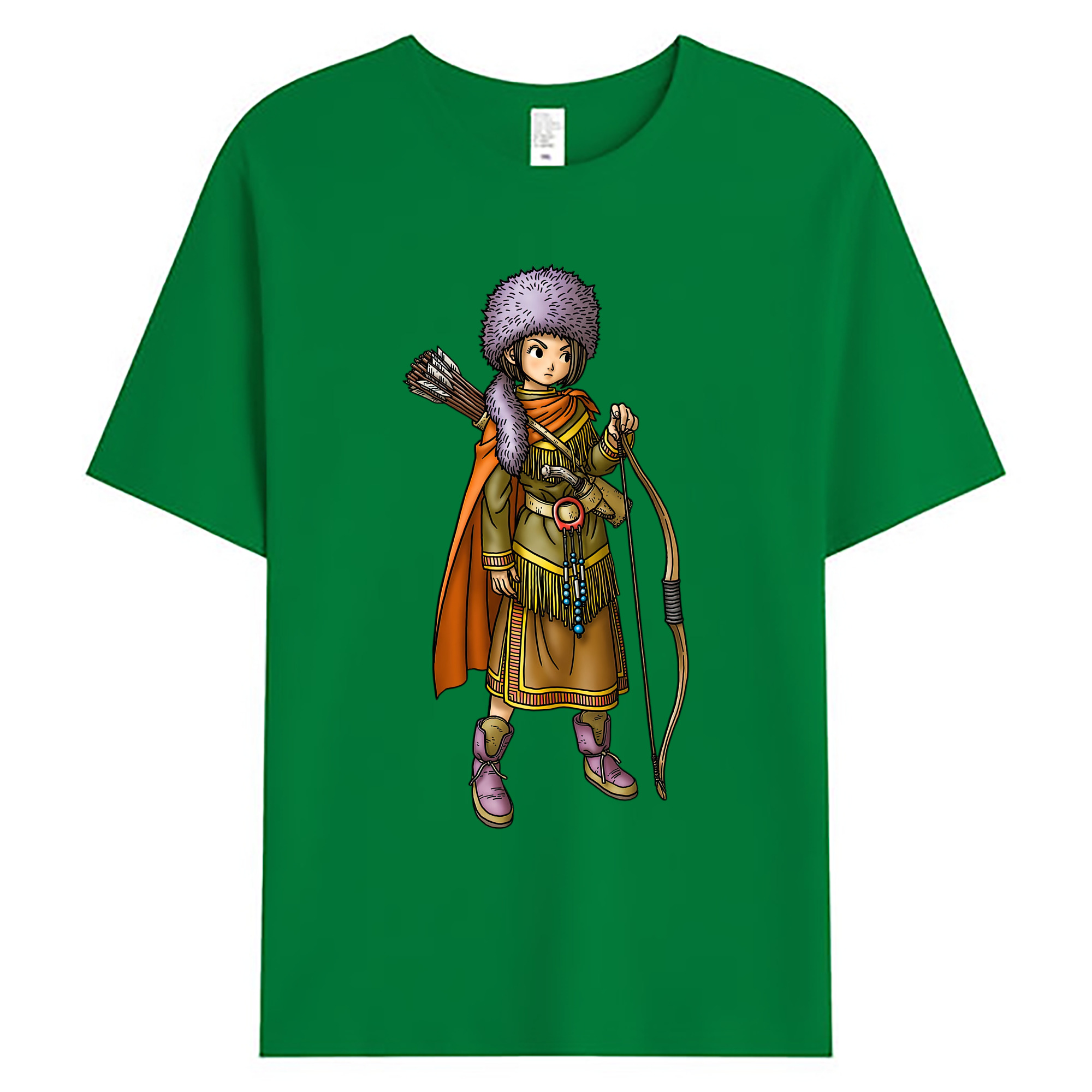 （画像用） ドラゴンクエスト Doragon Kuesuto Dragon Quest 綿100％ メンズ半袖Tシャツ｜肌触りやわらか＆通気性