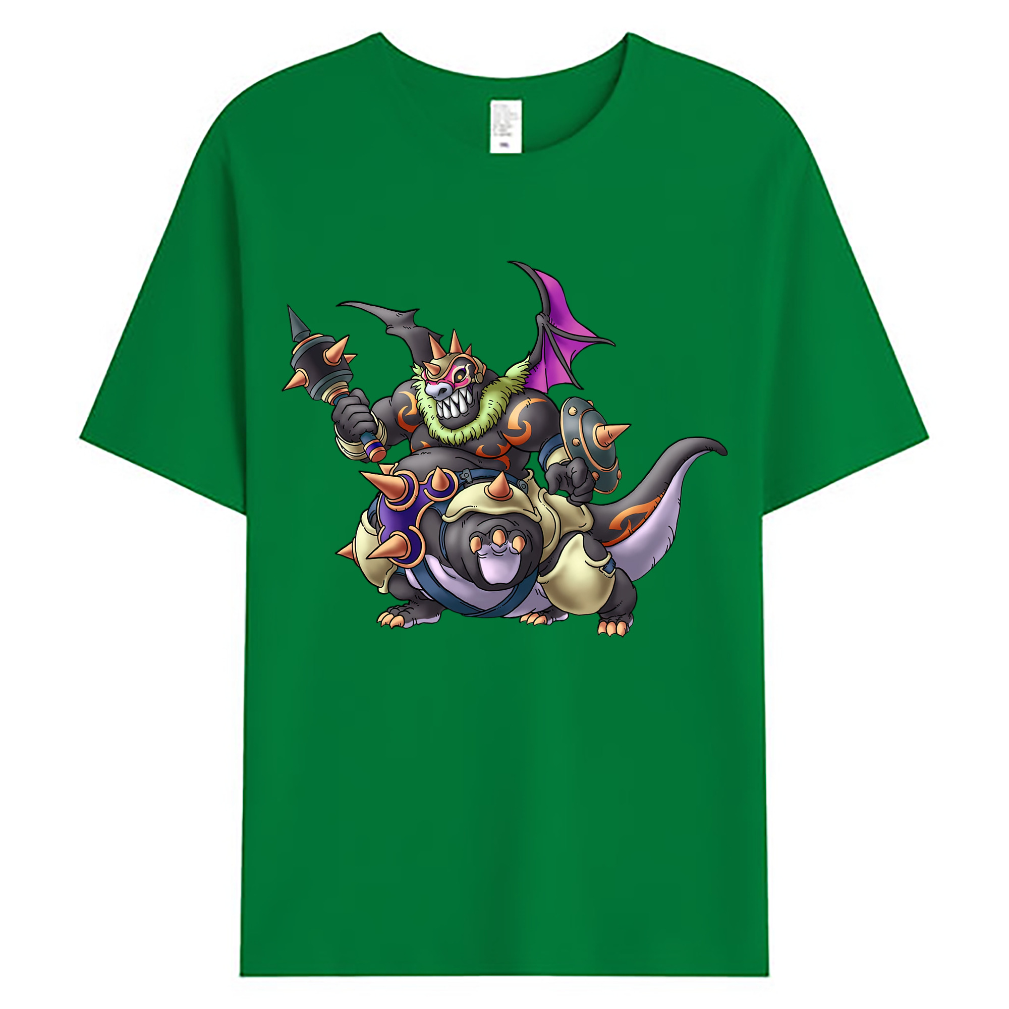 （画像用） ドラゴンクエスト Doragon Kuesuto Dragon Quest 綿100％ メンズ半袖Tシャツ｜肌触りやわらか＆通気性