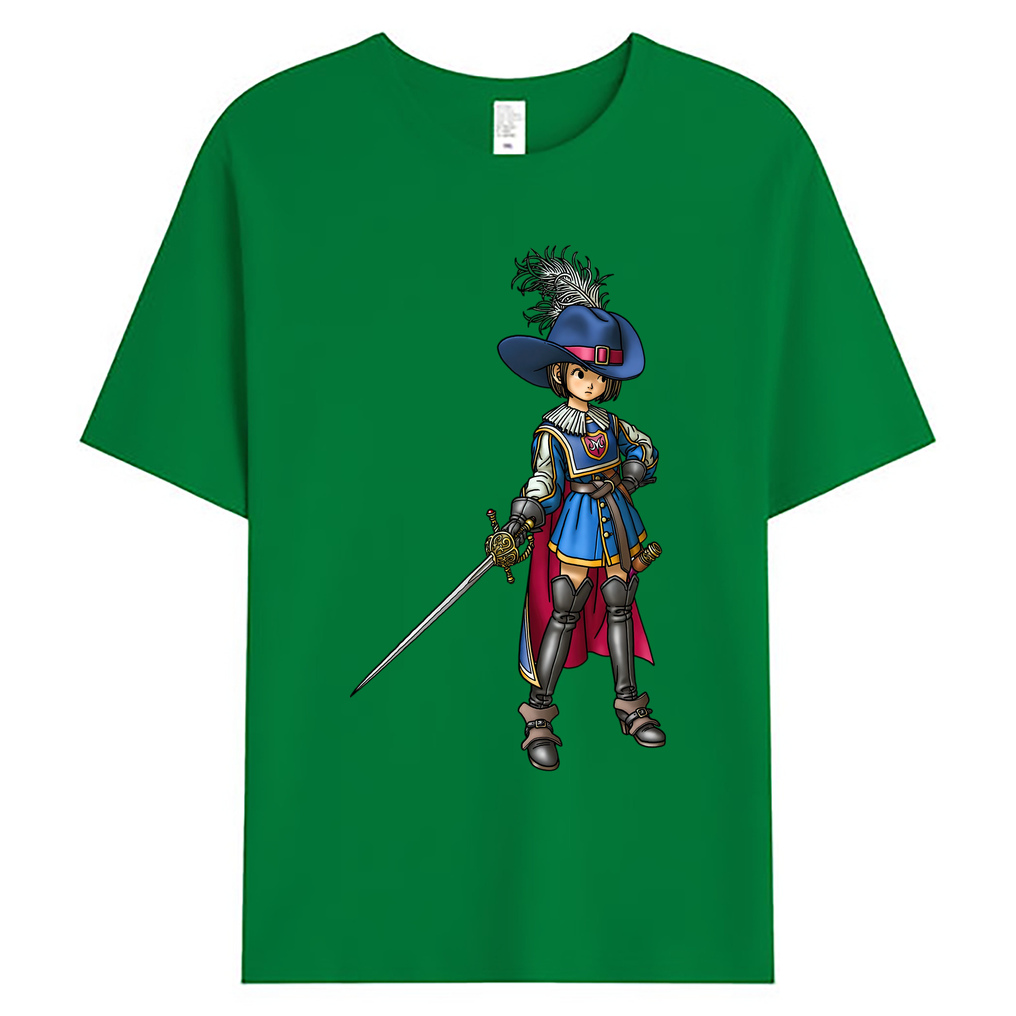 （画像用） ドラゴンクエスト Doragon Kuesuto Dragon Quest 綿100％ メンズ半袖Tシャツ｜肌触りやわらか＆通気性