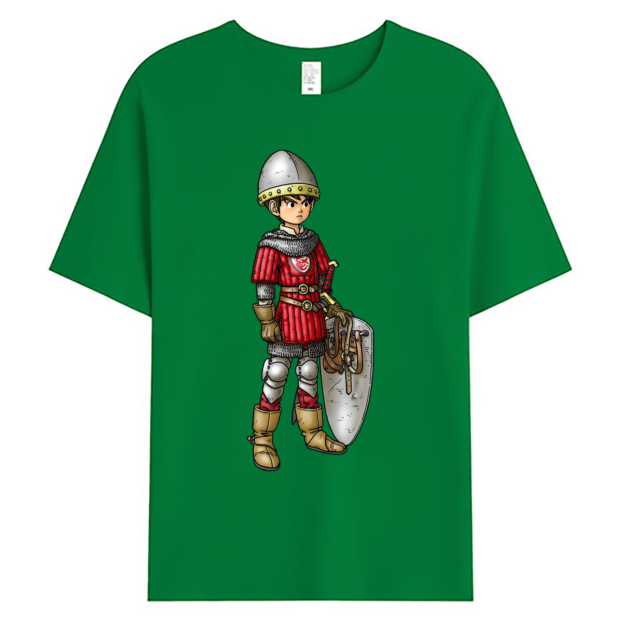 （画像用） ドラゴンクエスト Doragon Kuesuto Dragon Quest 綿100％ メンズ半袖Tシャツ｜肌触りやわらか＆通気性